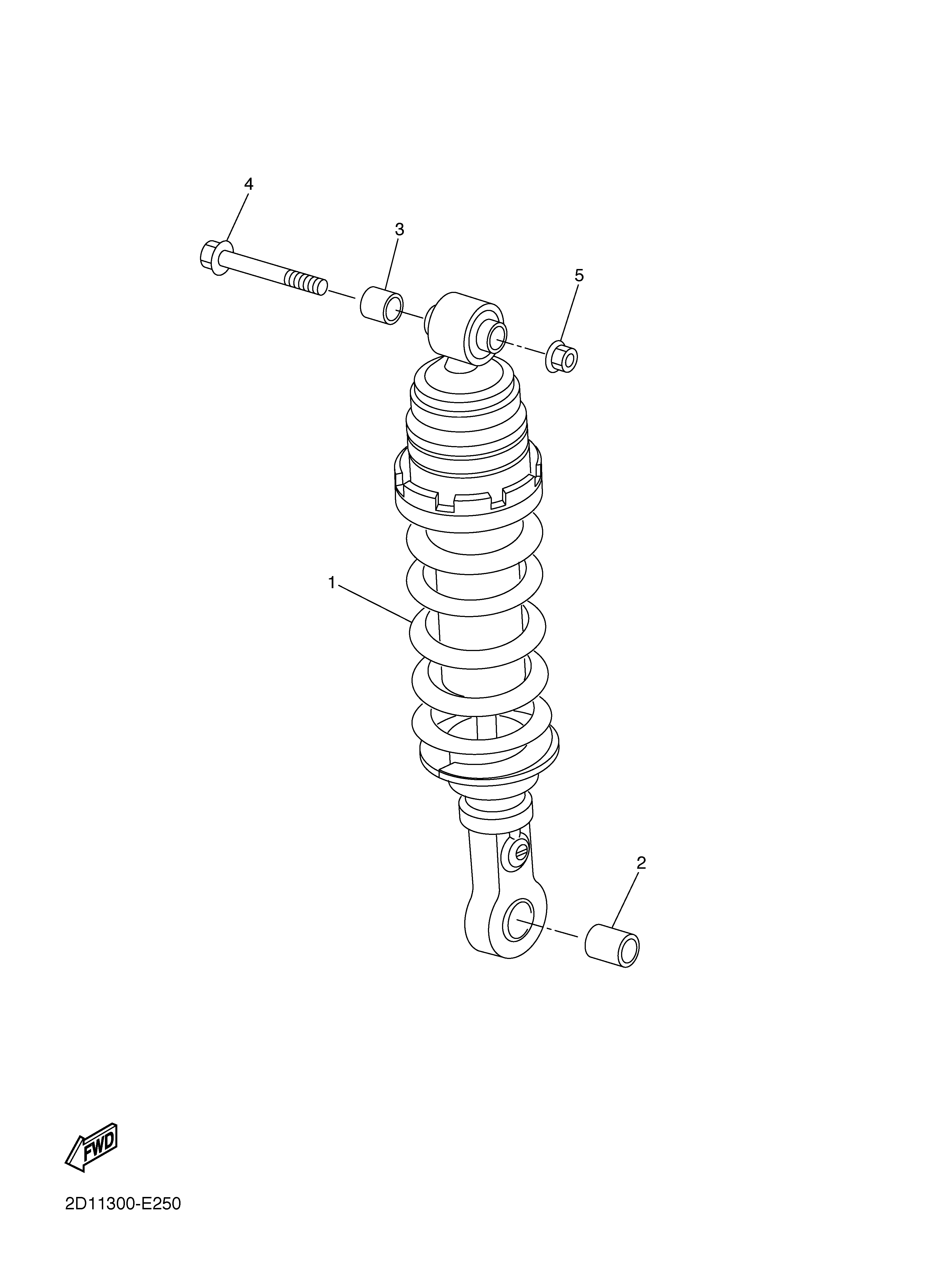 REAR SUSPENSION Diagram terurai