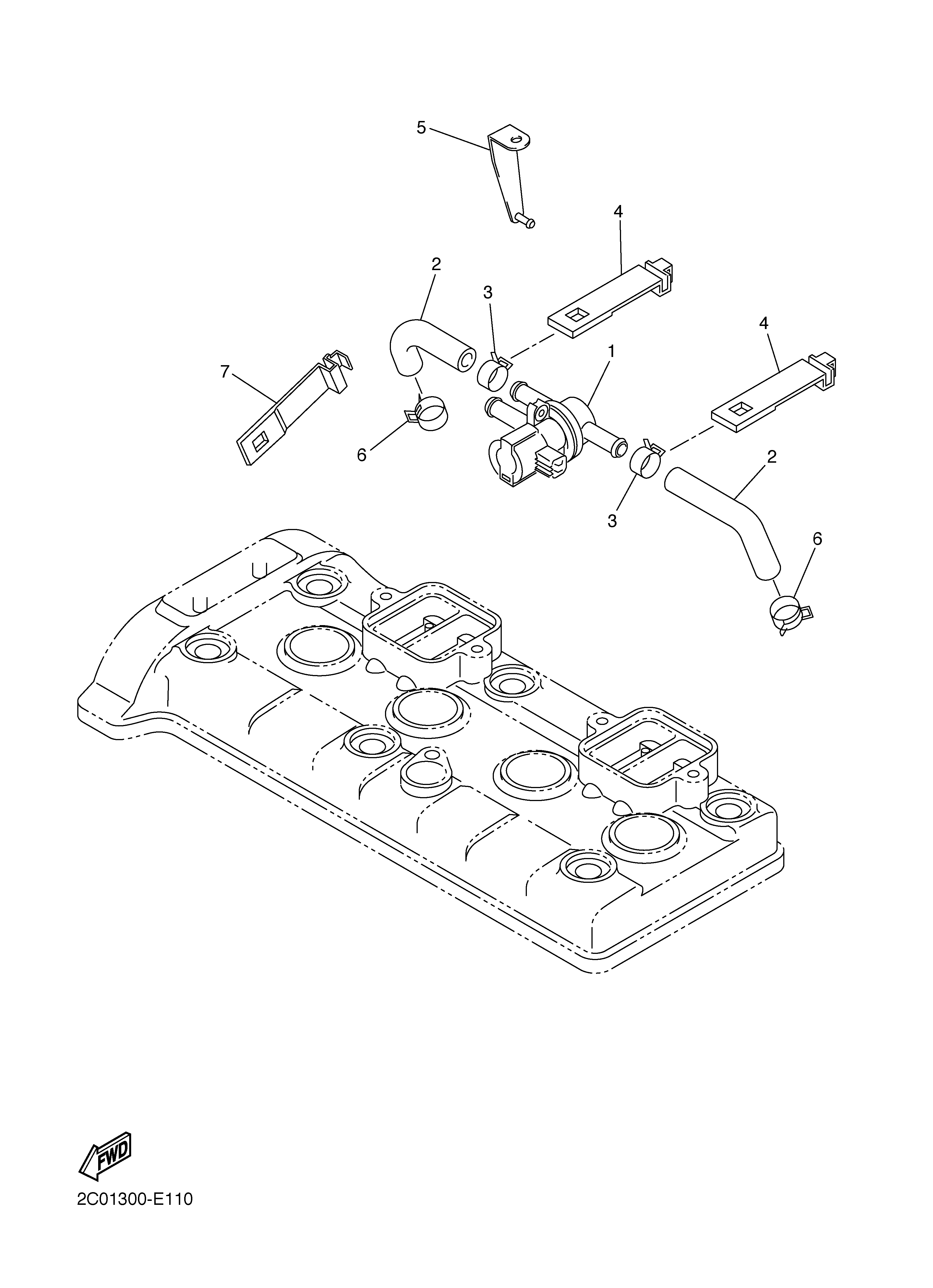AIR INDUCTION SYSTEM Vistas explodidas