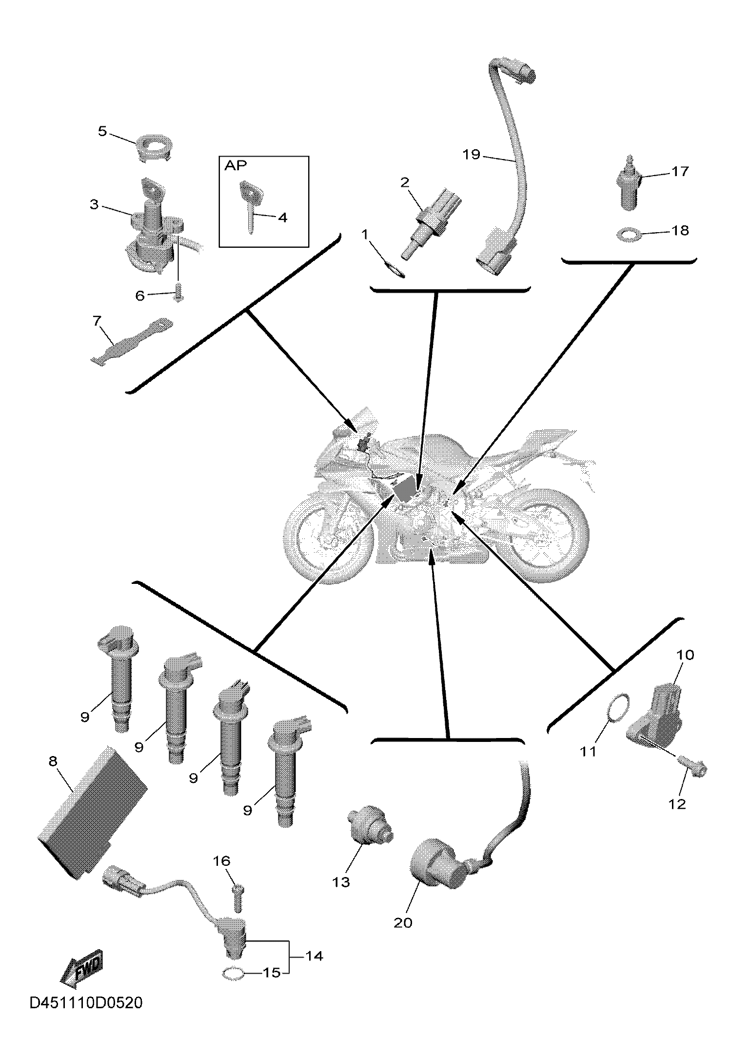 ELECTRICAL 1 Exploded diagrams