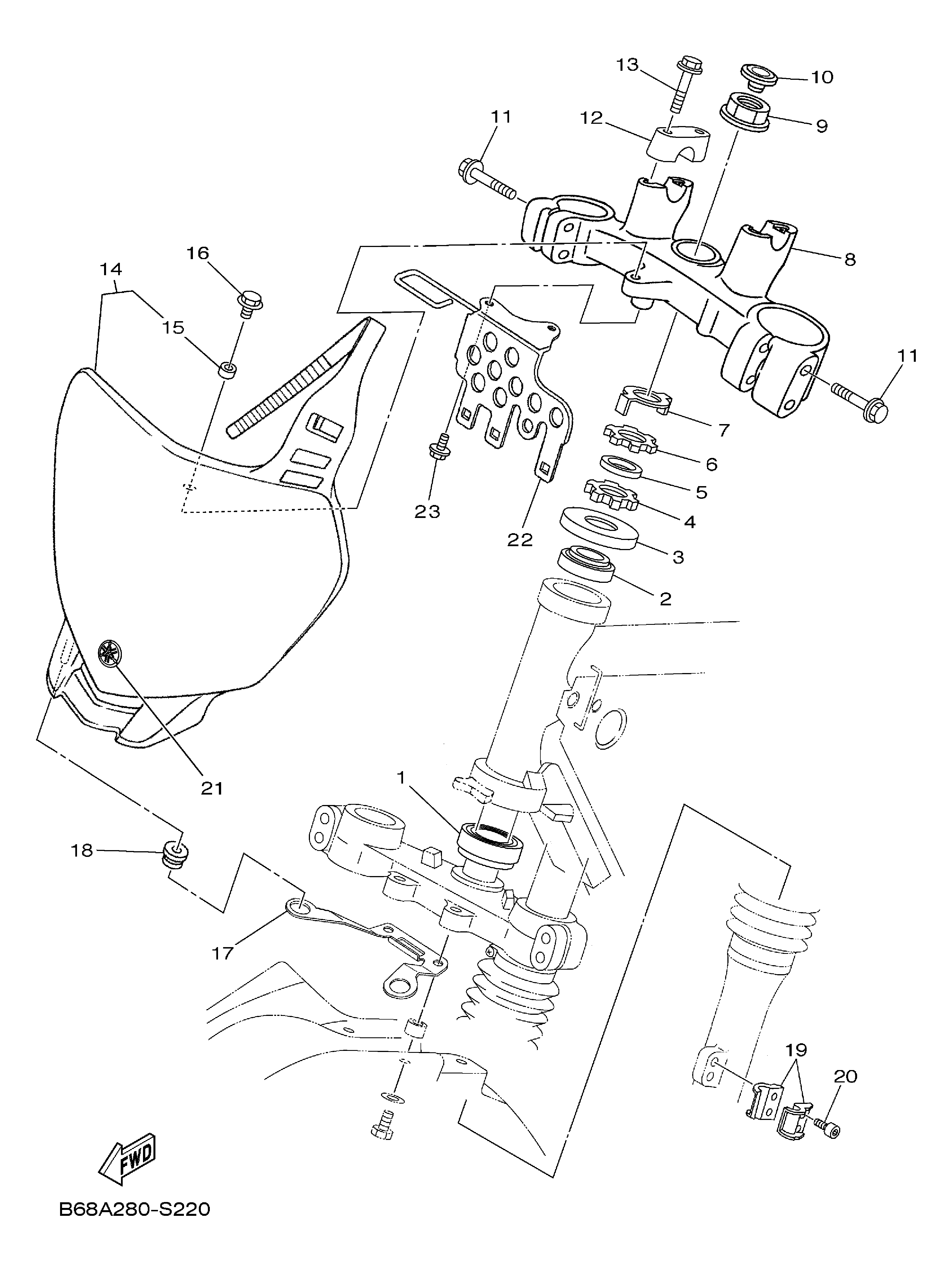 STEERING Exploded diagrams