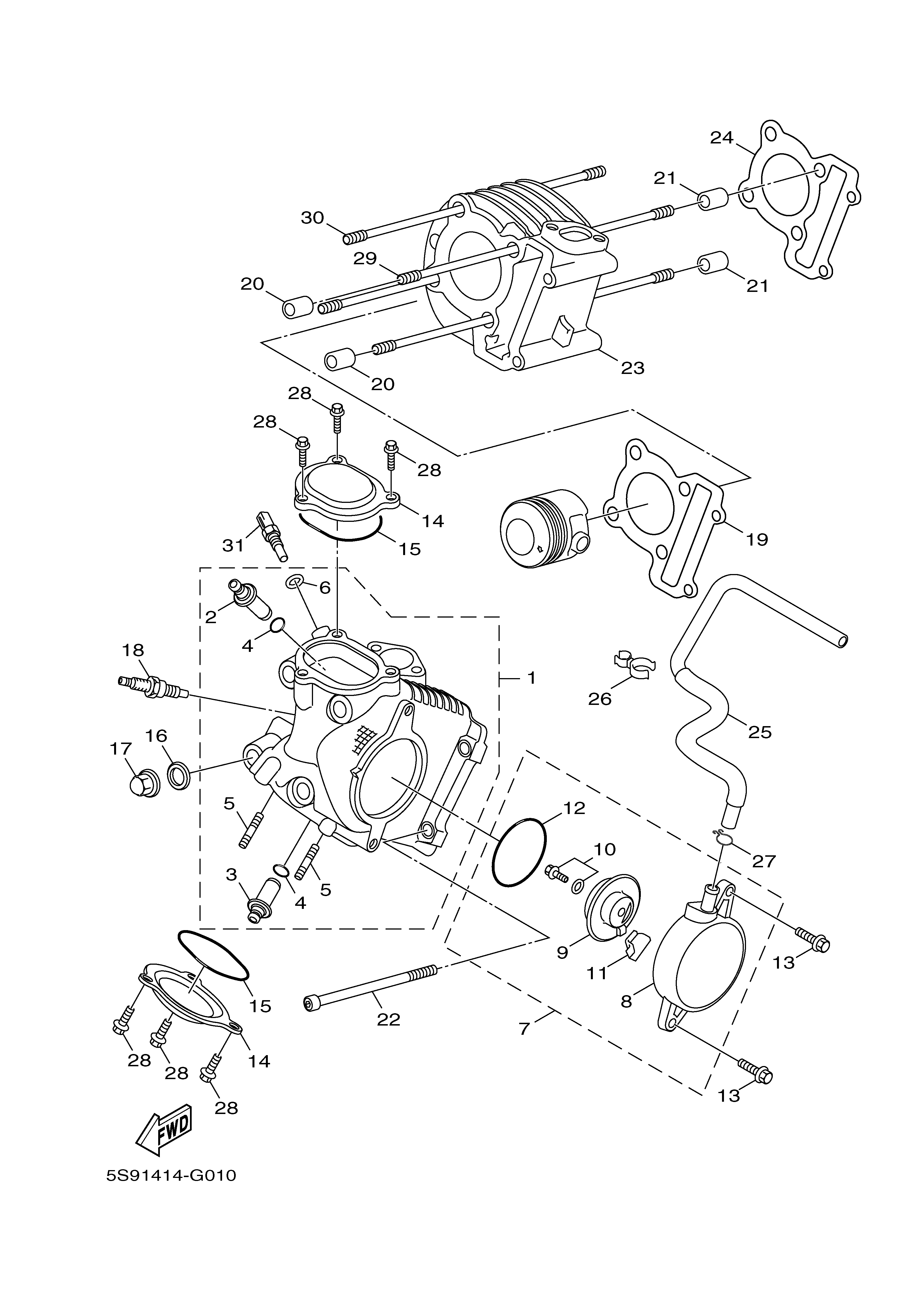 CYLINDER Diagram terurai