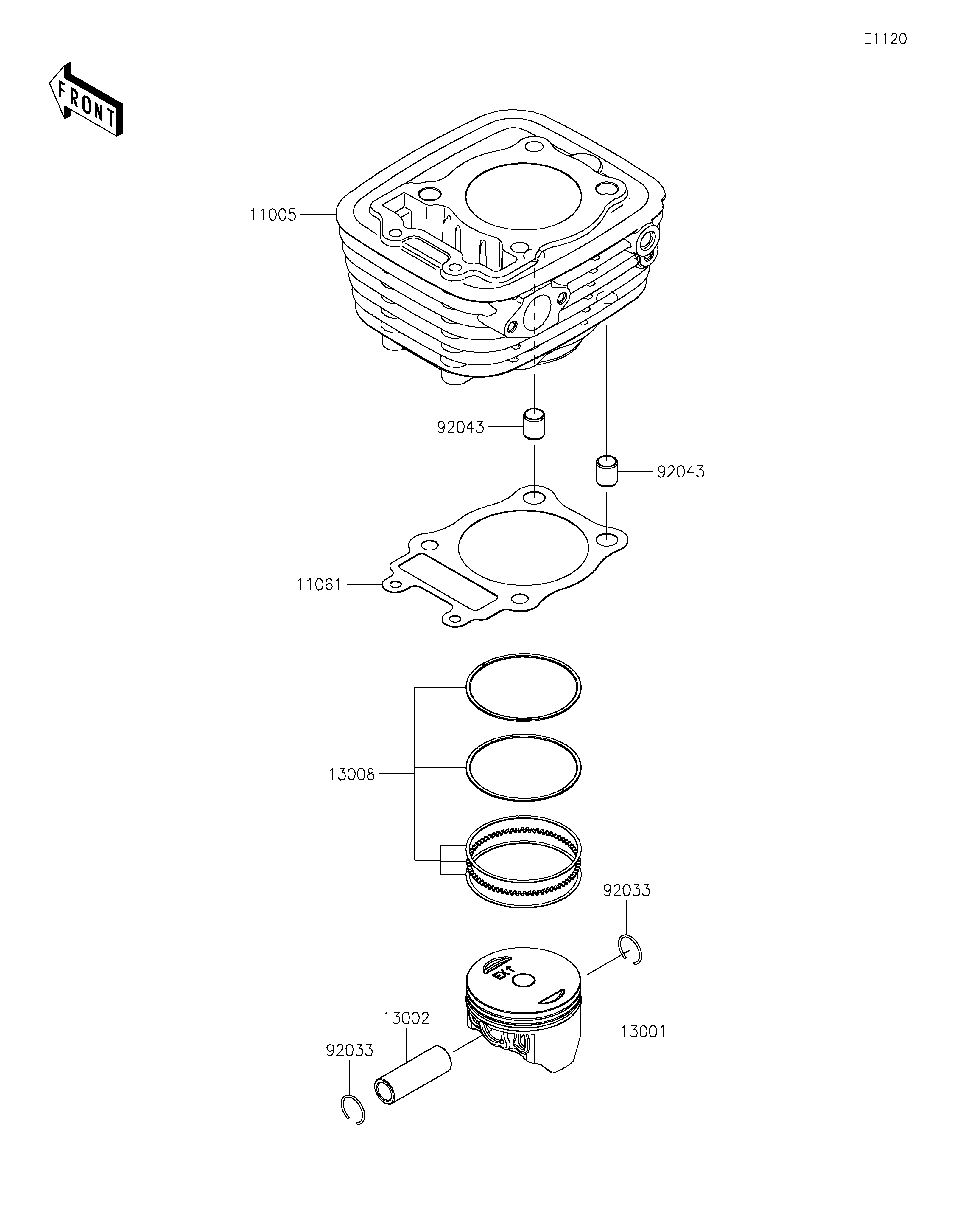 Cylinder/Piston(s) Despieces