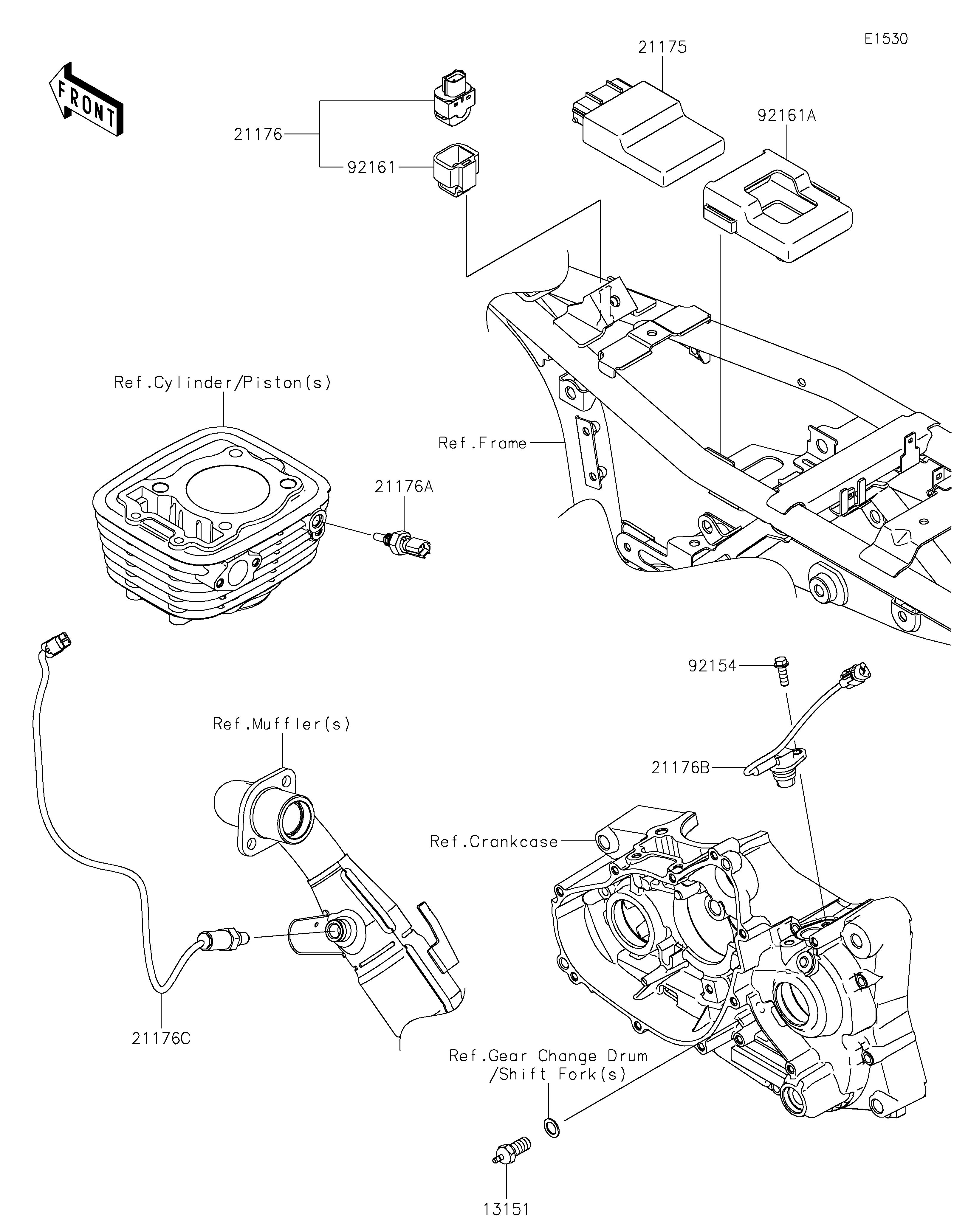Fuel Injection ภาพแยกชิ้นส่วน