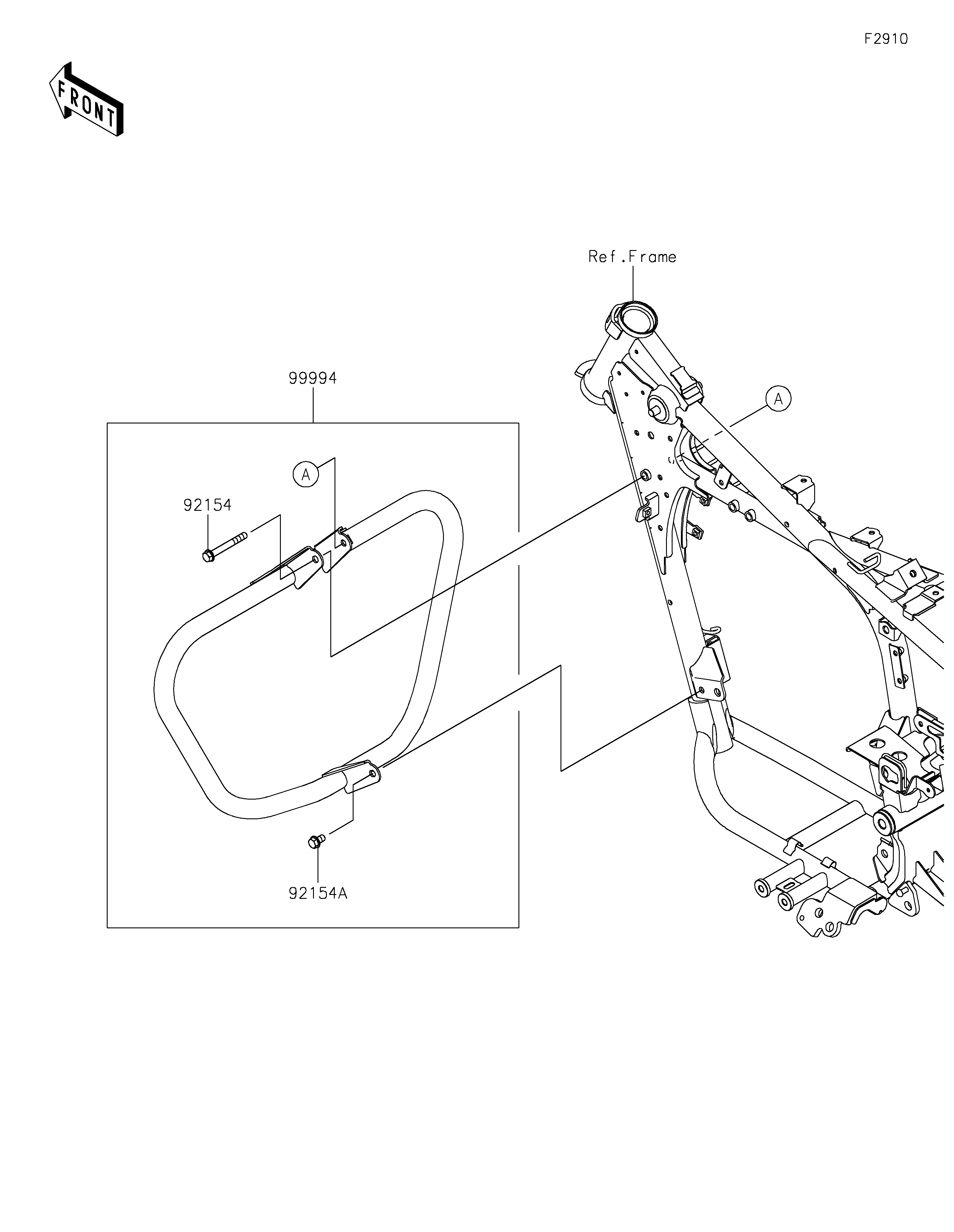 Accessory(Engine Guard) Sơ đồ tách chi tiết