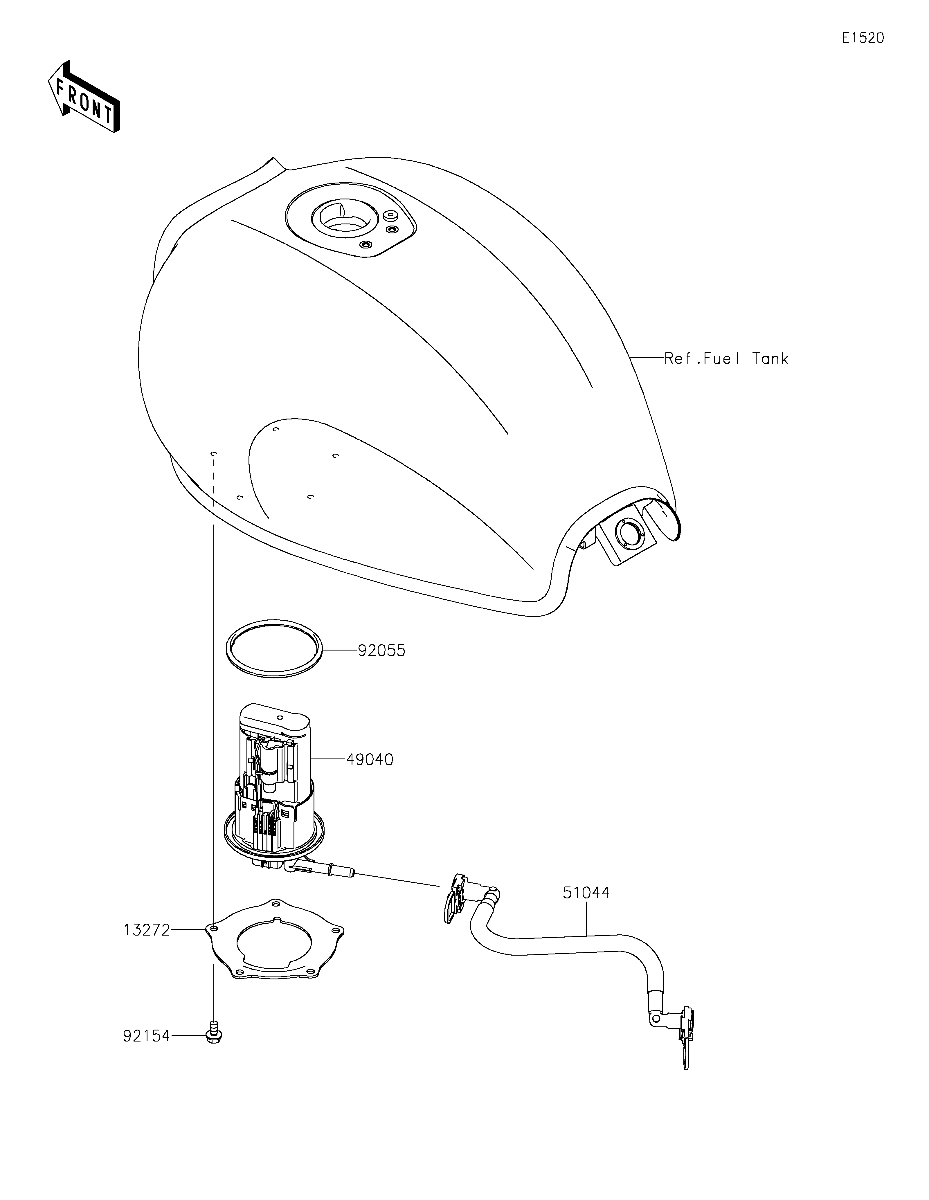 Fuel Pump Diagram terurai