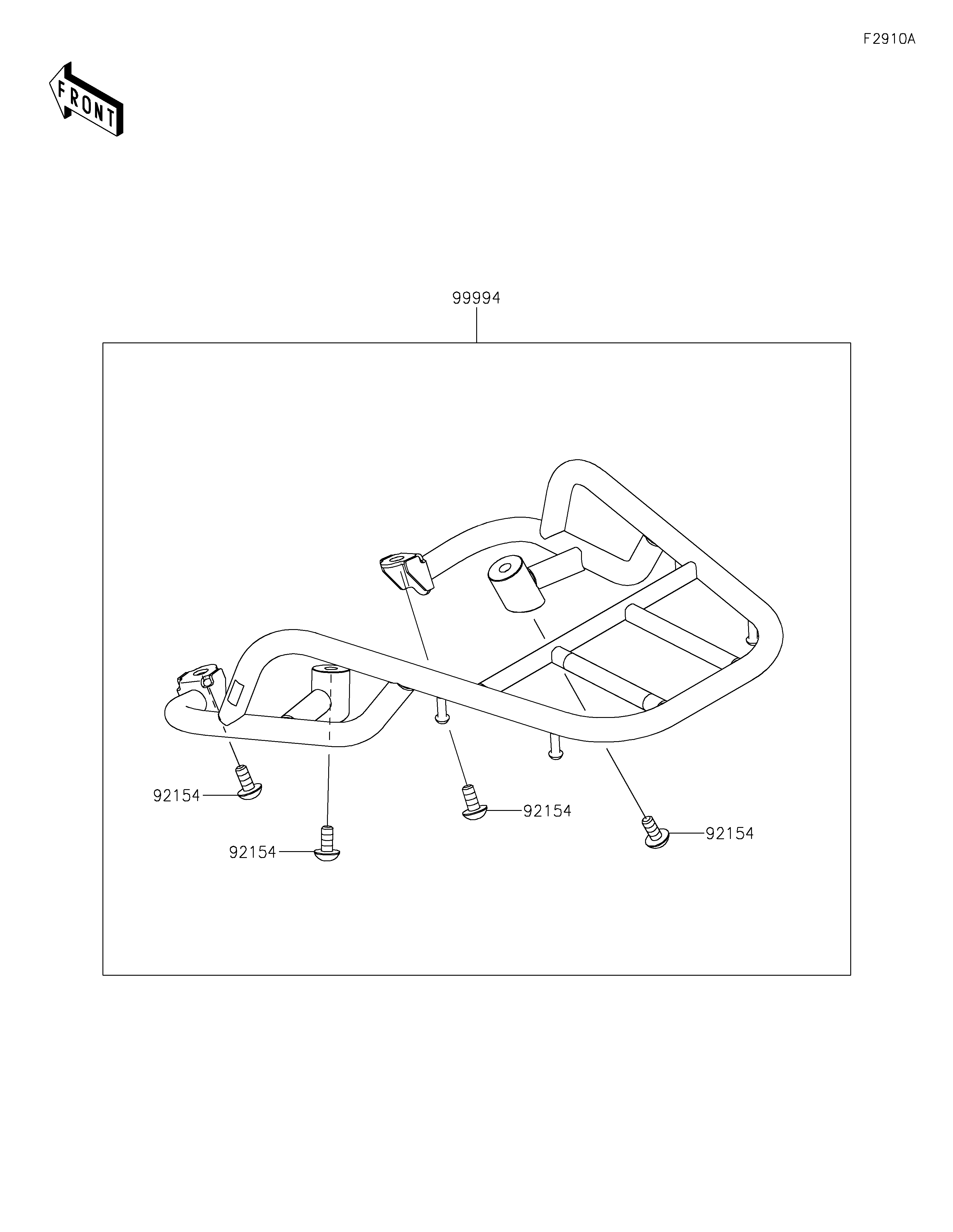 Accessory(Rear Carrier) Vistas explodidas