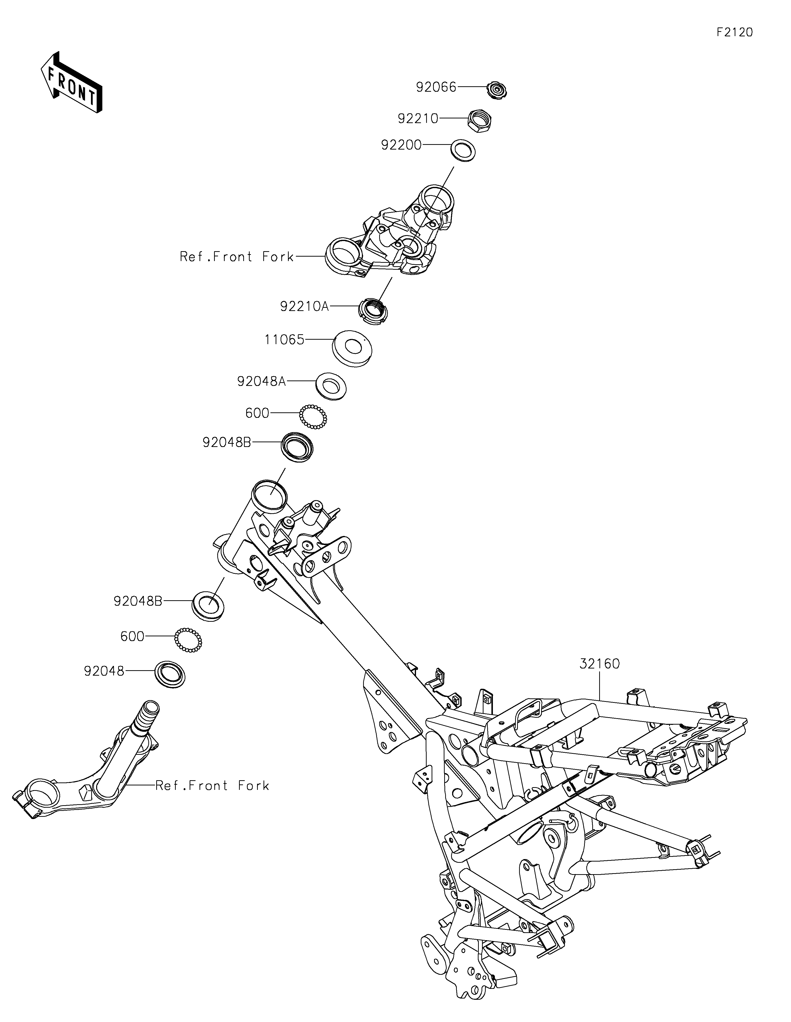 Frame Exploded diagrams