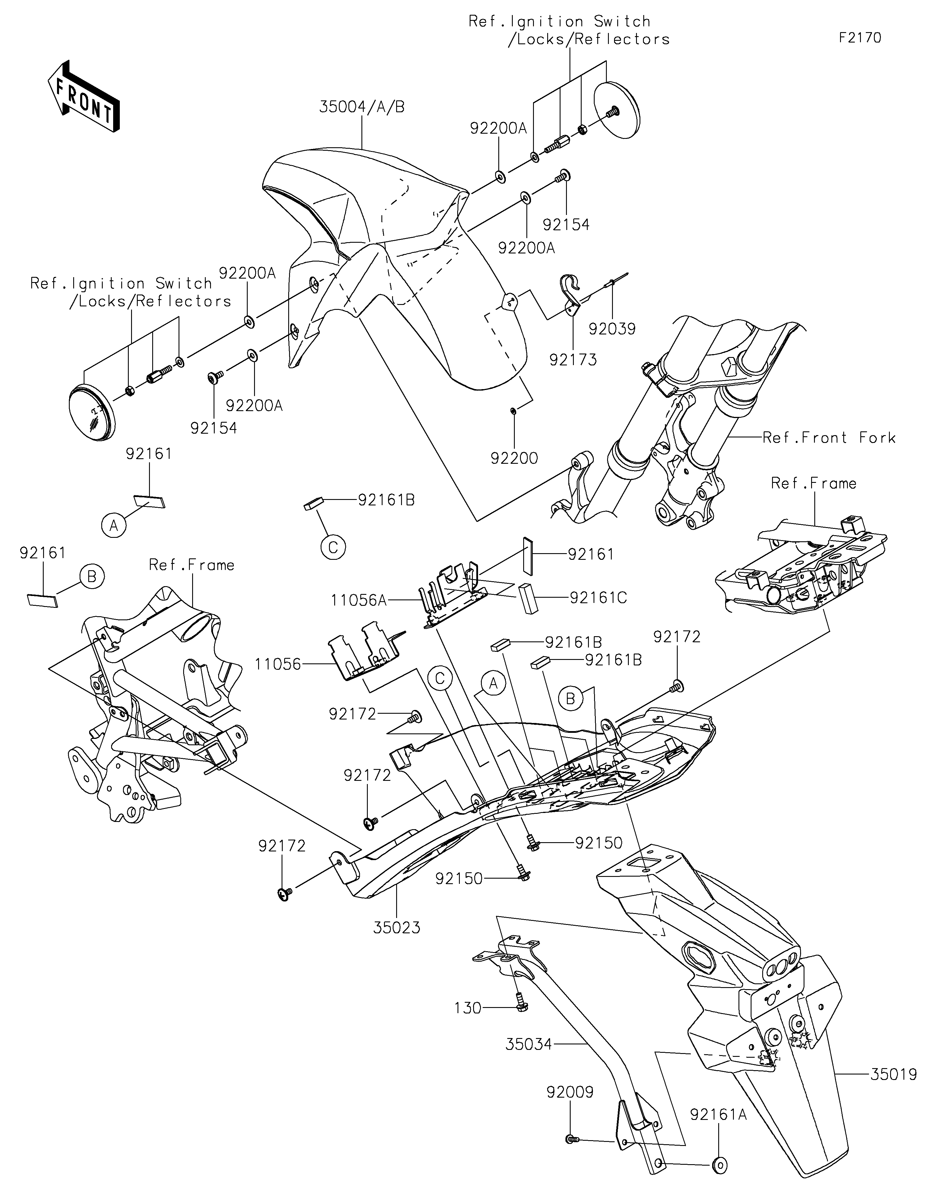 Fenders Exploded diagrams