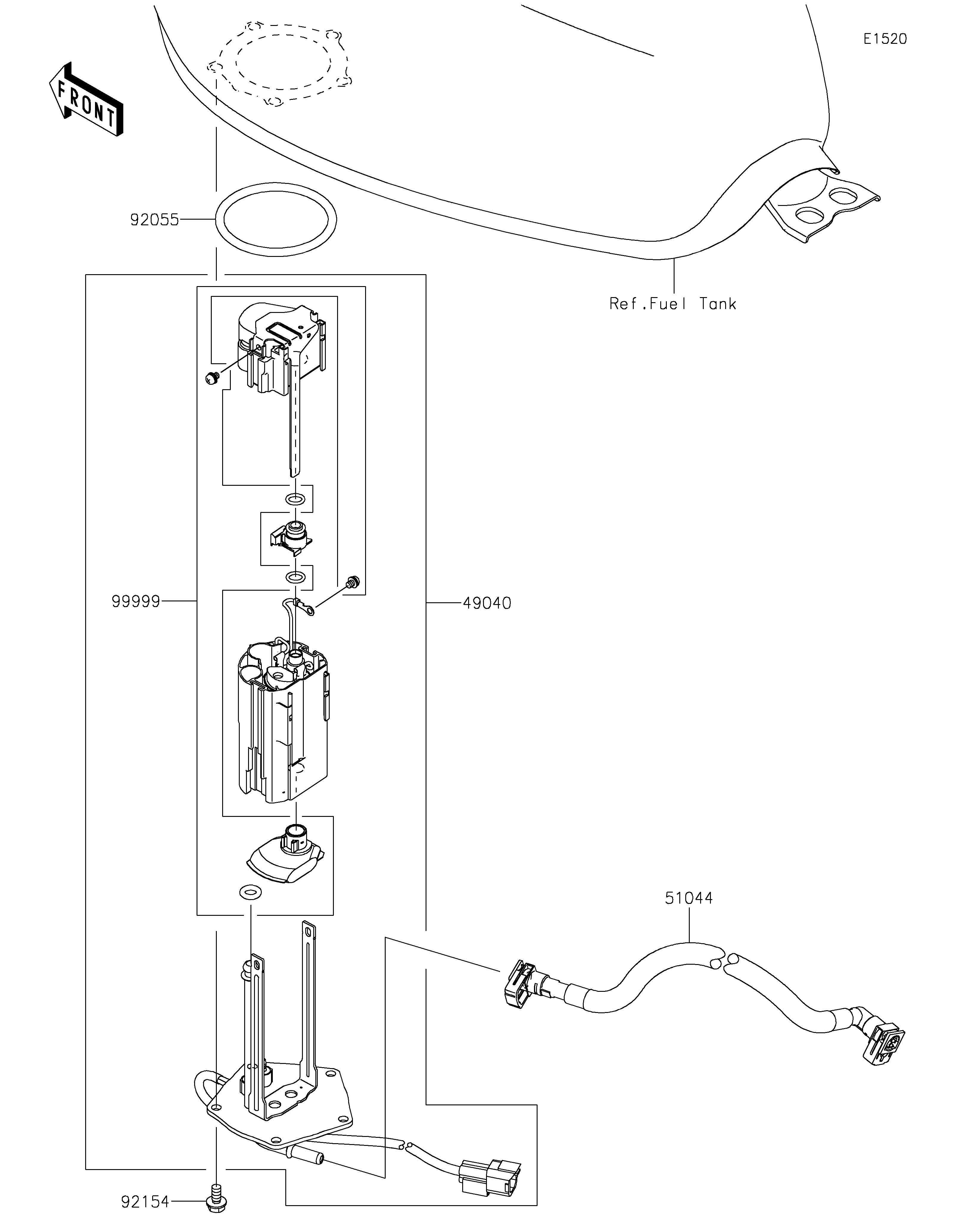 Fuel Pump ภาพแยกชิ้นส่วน