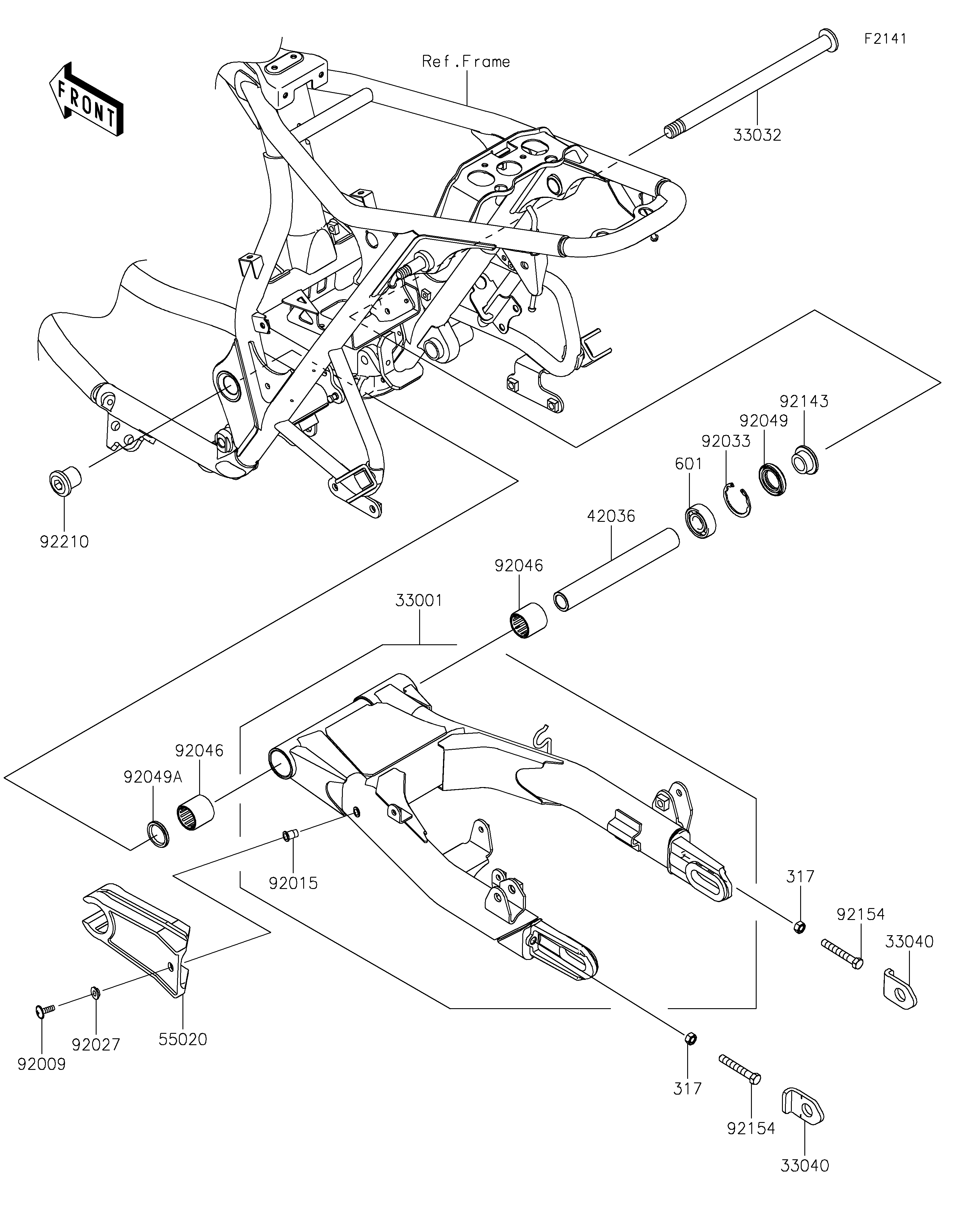 Swingarm Despieces