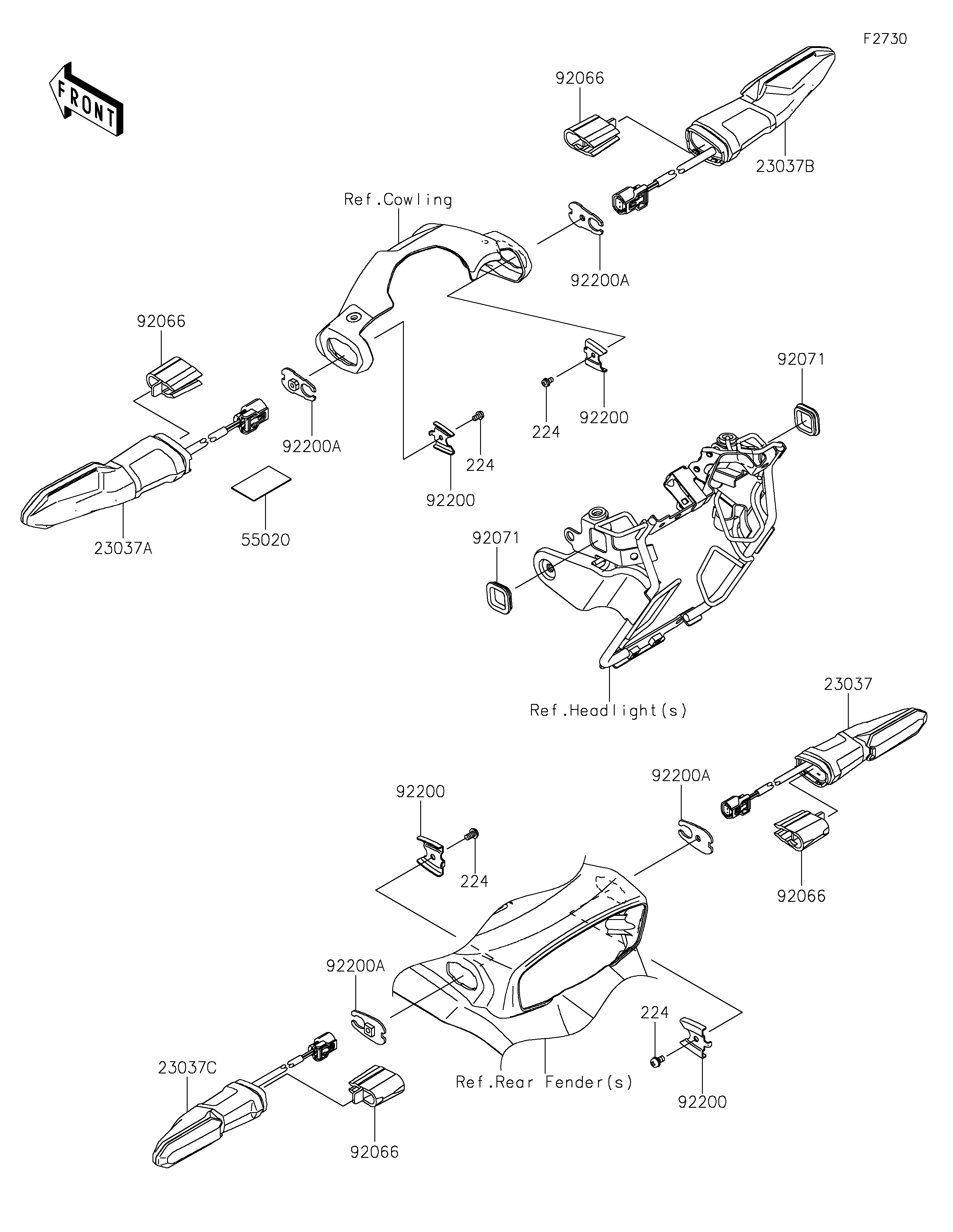 Turn Signals Despieces