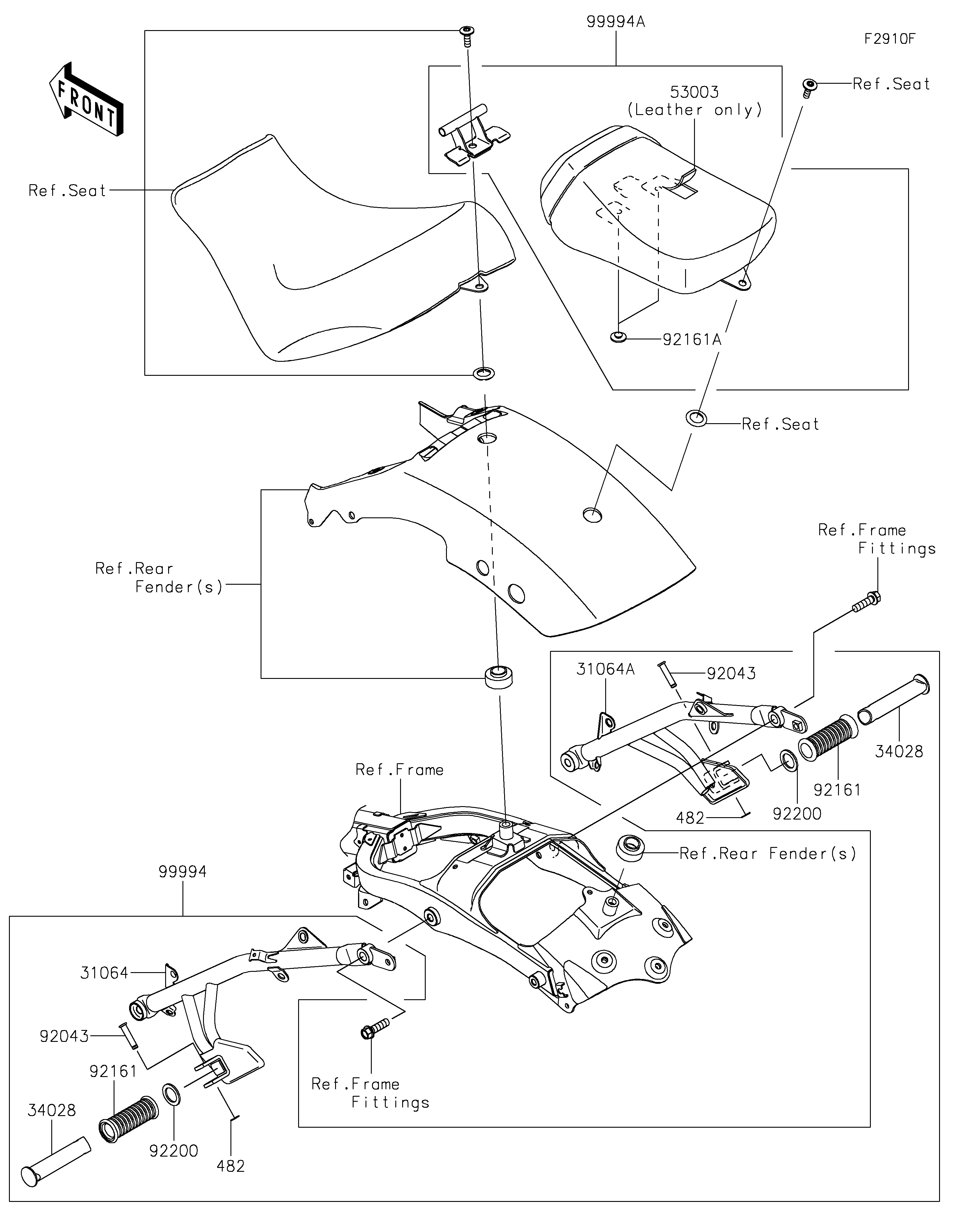 Accessory(Passenger Seat) ภาพแยกชิ้นส่วน