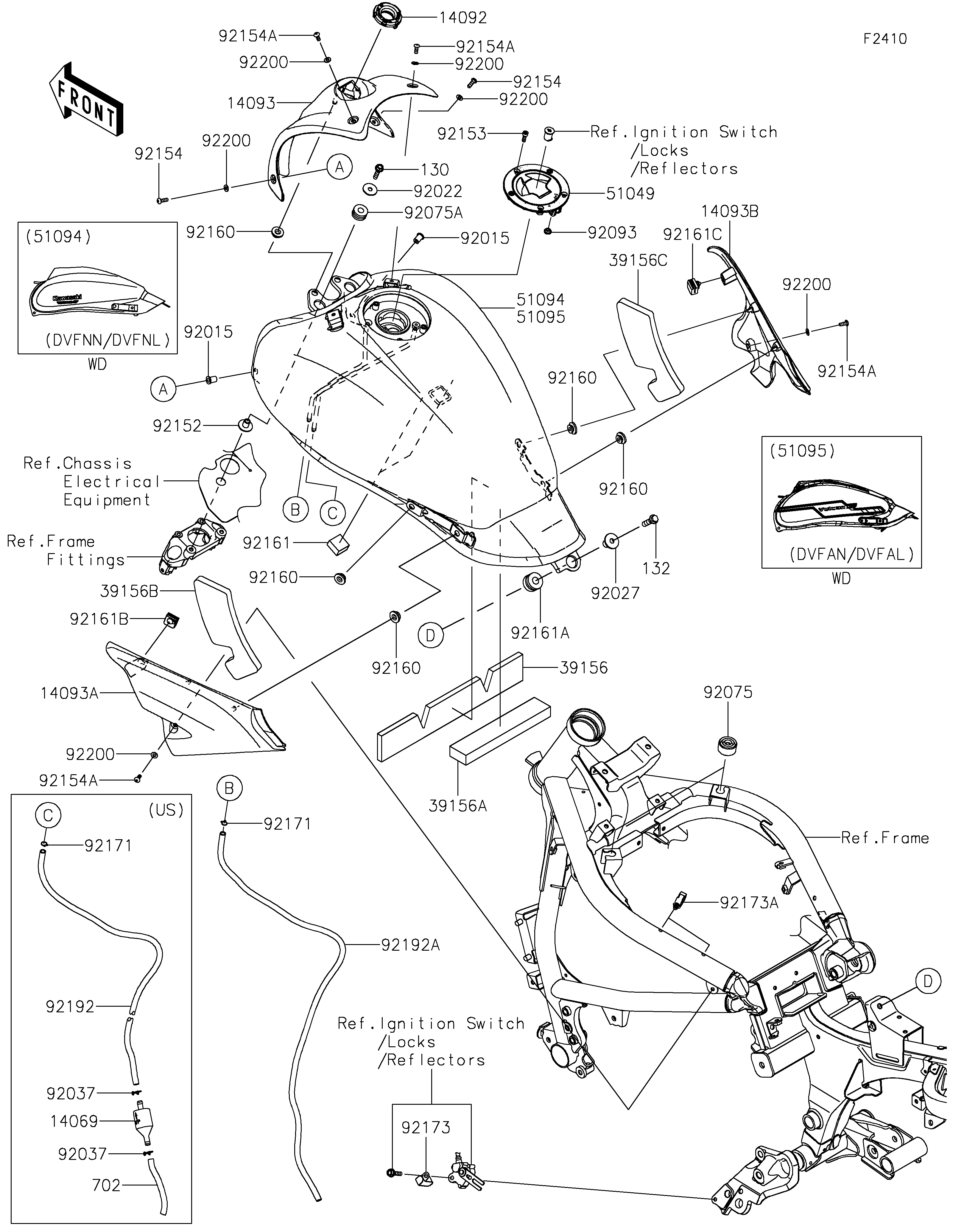 Fuel Tank Exploded diagrams