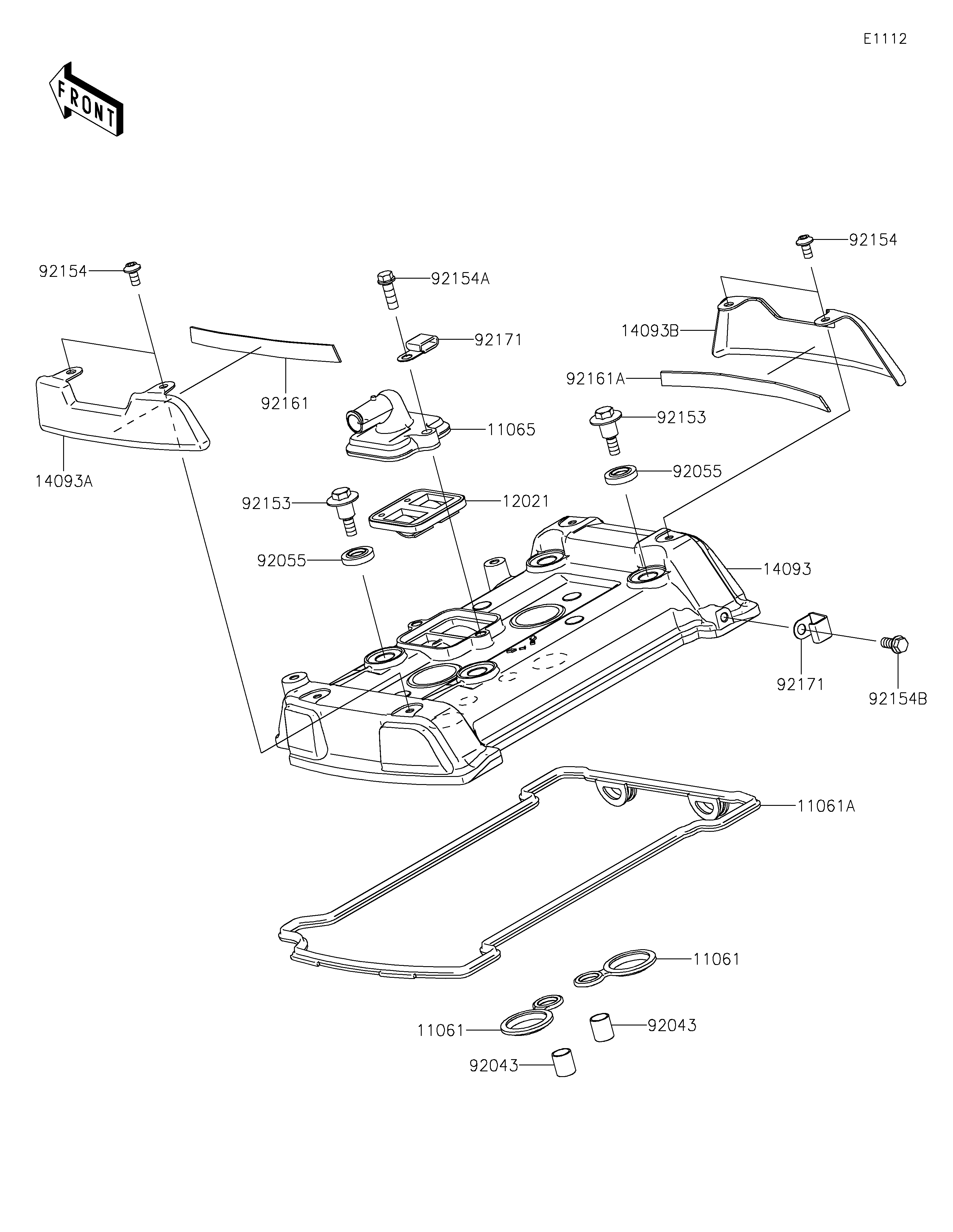 Cylinder Head Cover ภาพแยกชิ้นส่วน