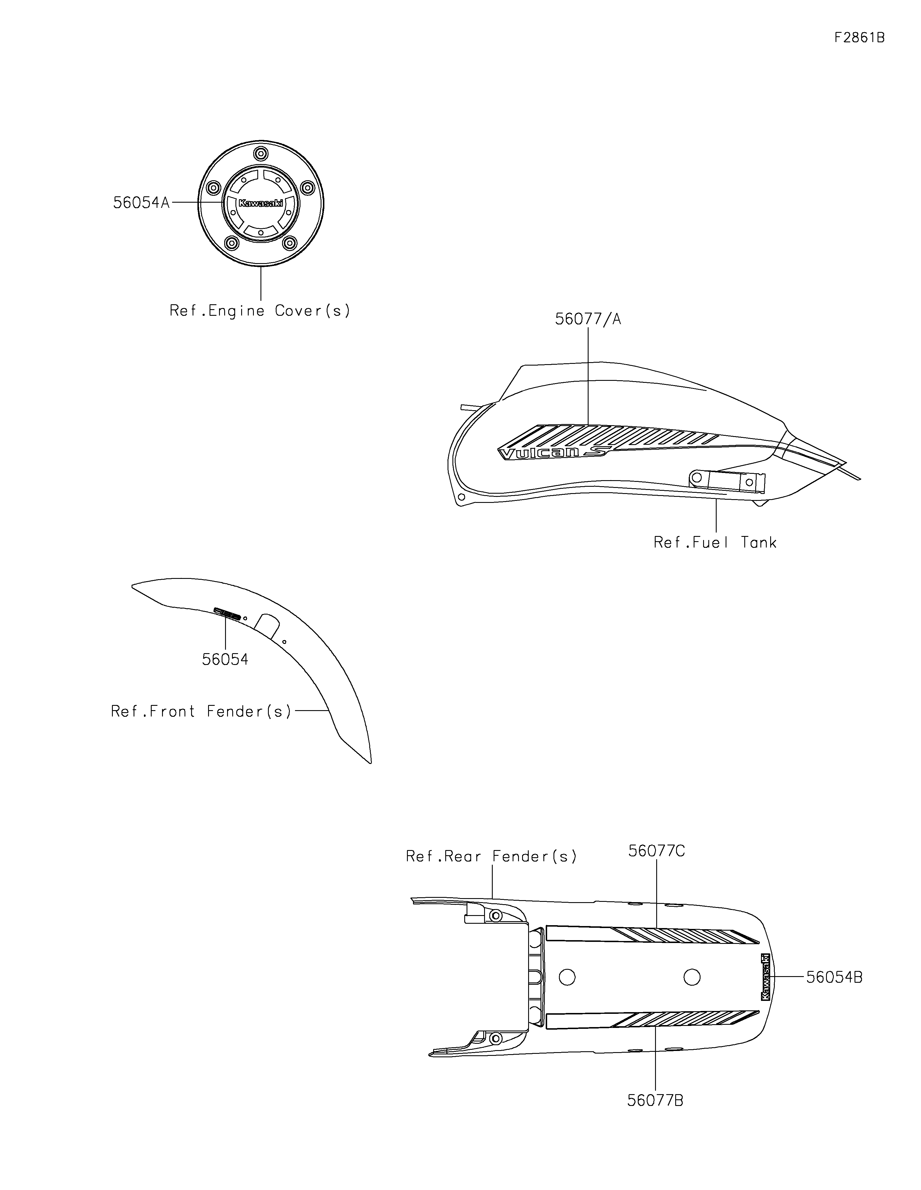 Decals(ETFNN-EVFNL) Exploded diagrams