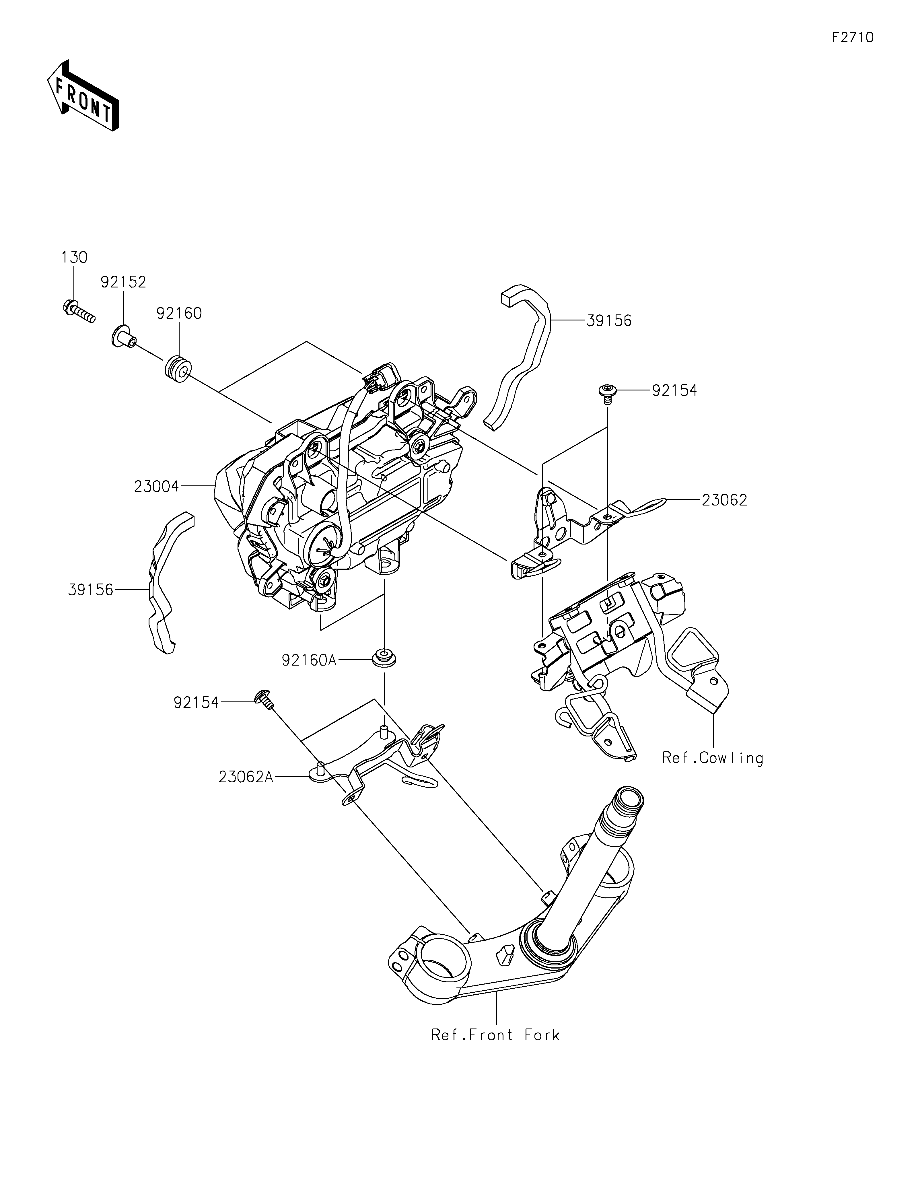 Headlight(s) Exploded diagrams