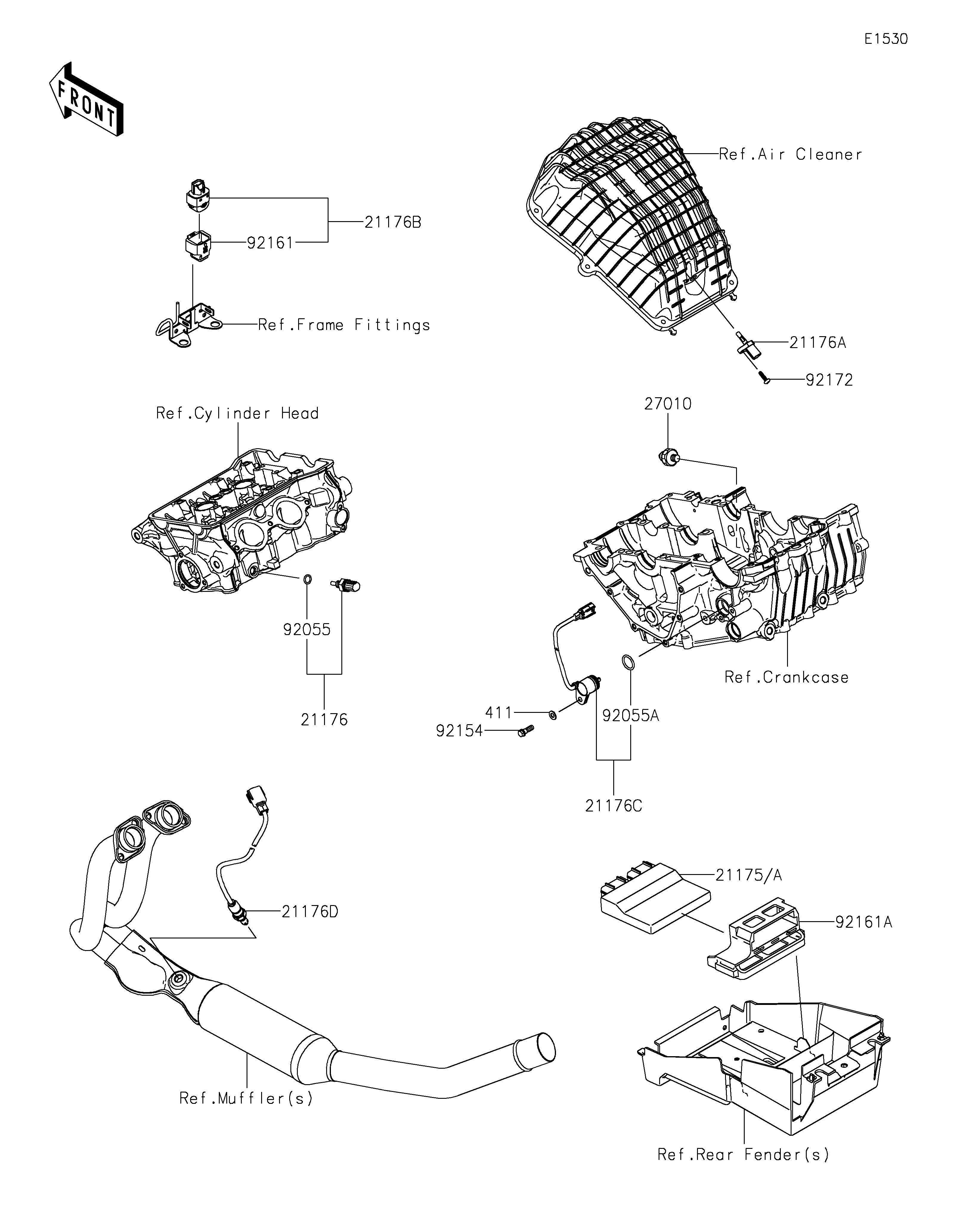 Fuel Injection ภาพแยกชิ้นส่วน