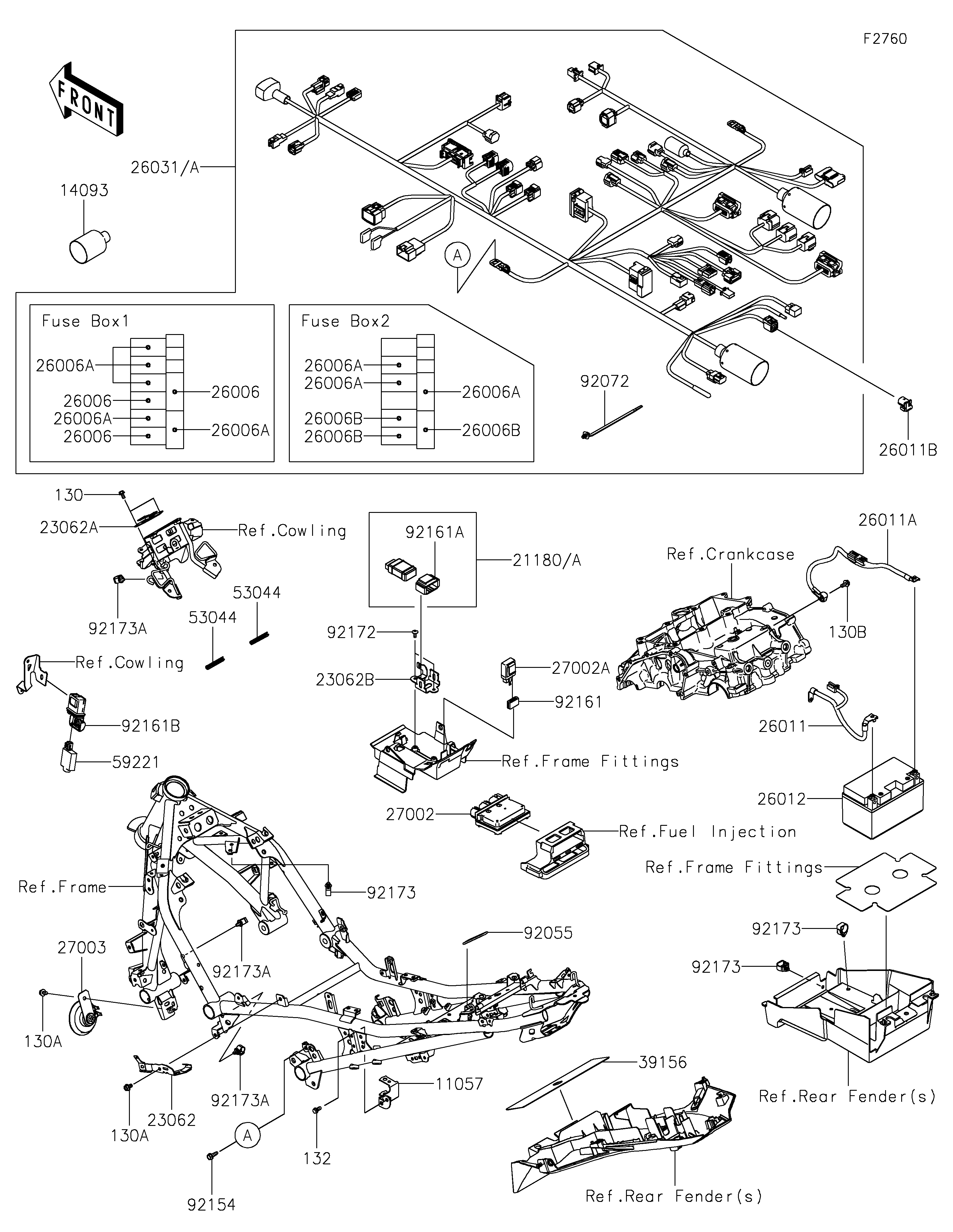 Chassis Electrical Equipment Diagram terurai