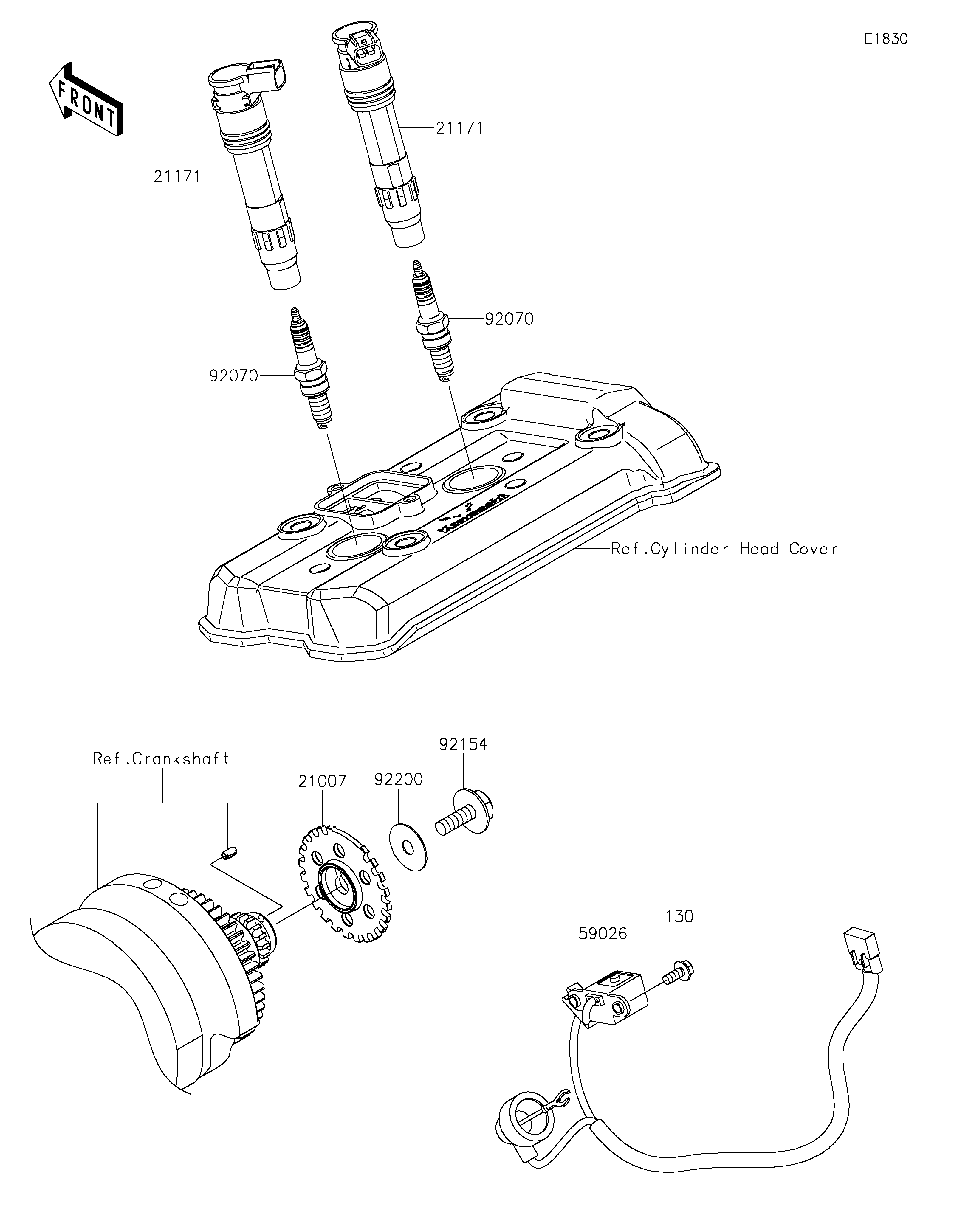 Ignition System ภาพแยกชิ้นส่วน