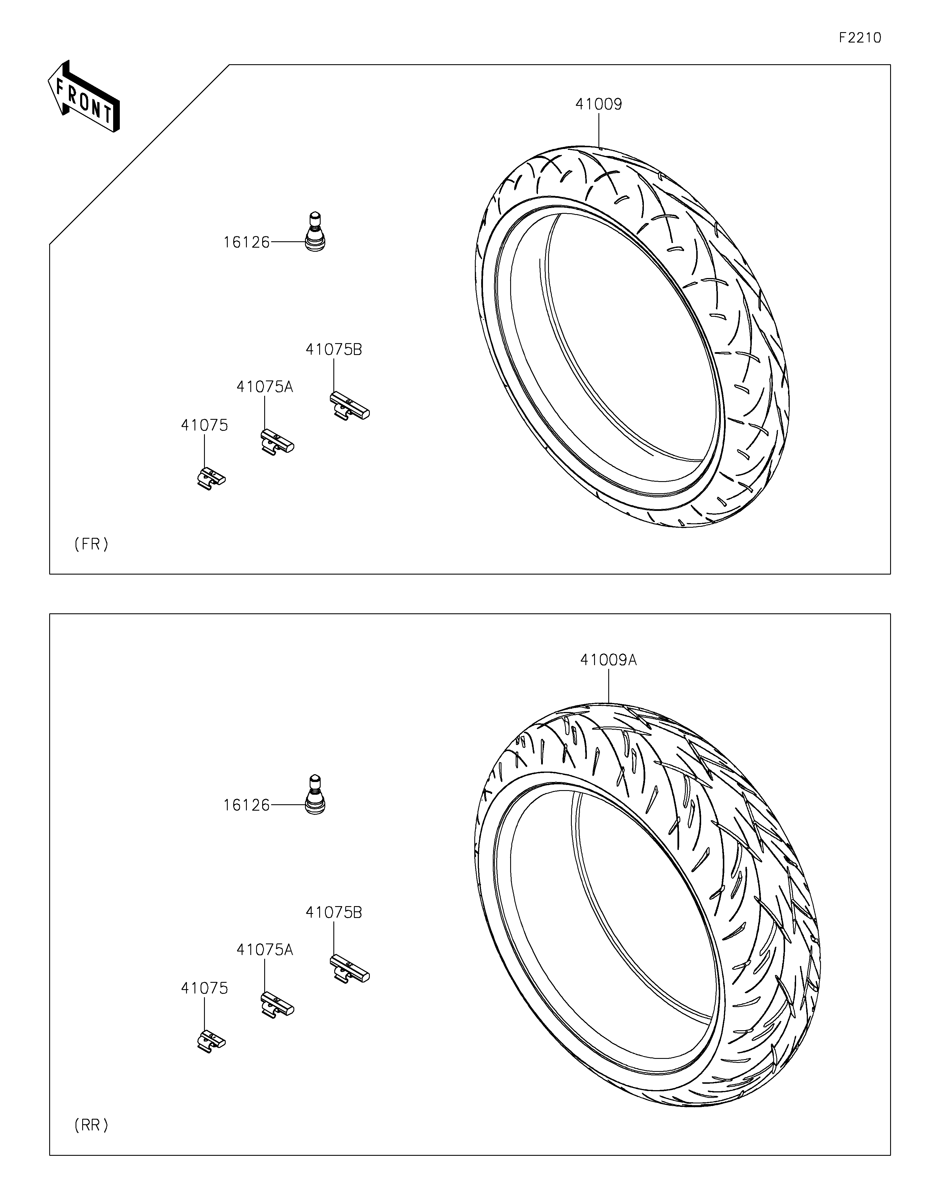 Tires Exploded diagrams