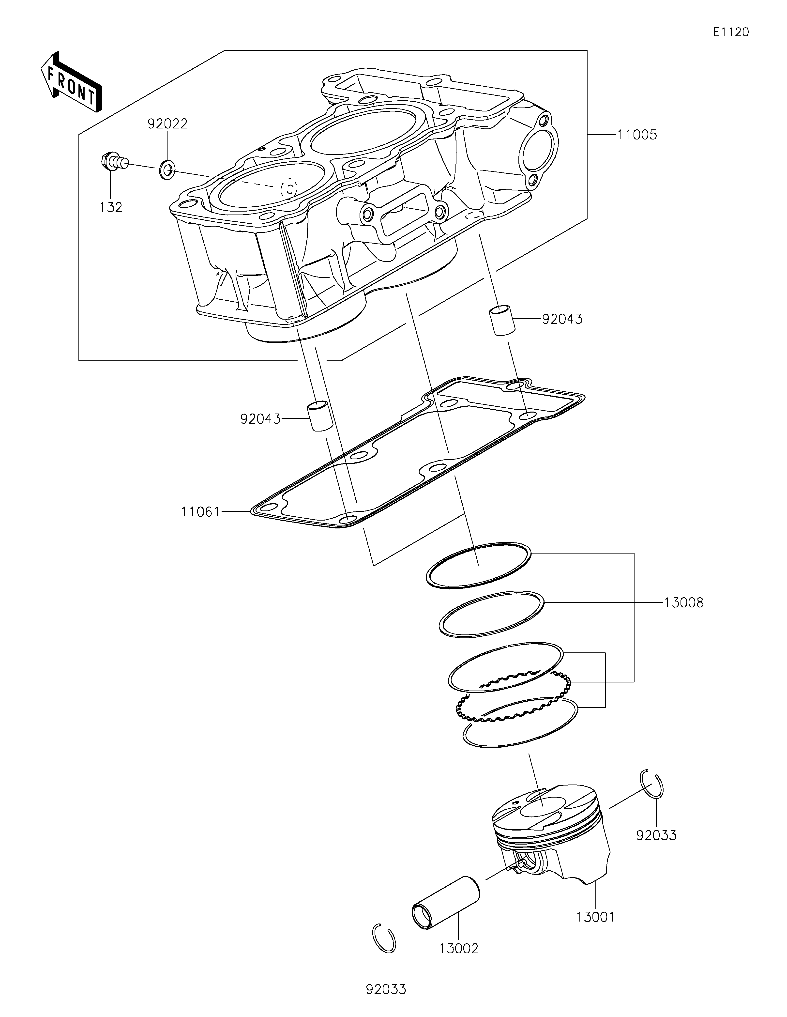 Cylinder/Piston(s) Despieces