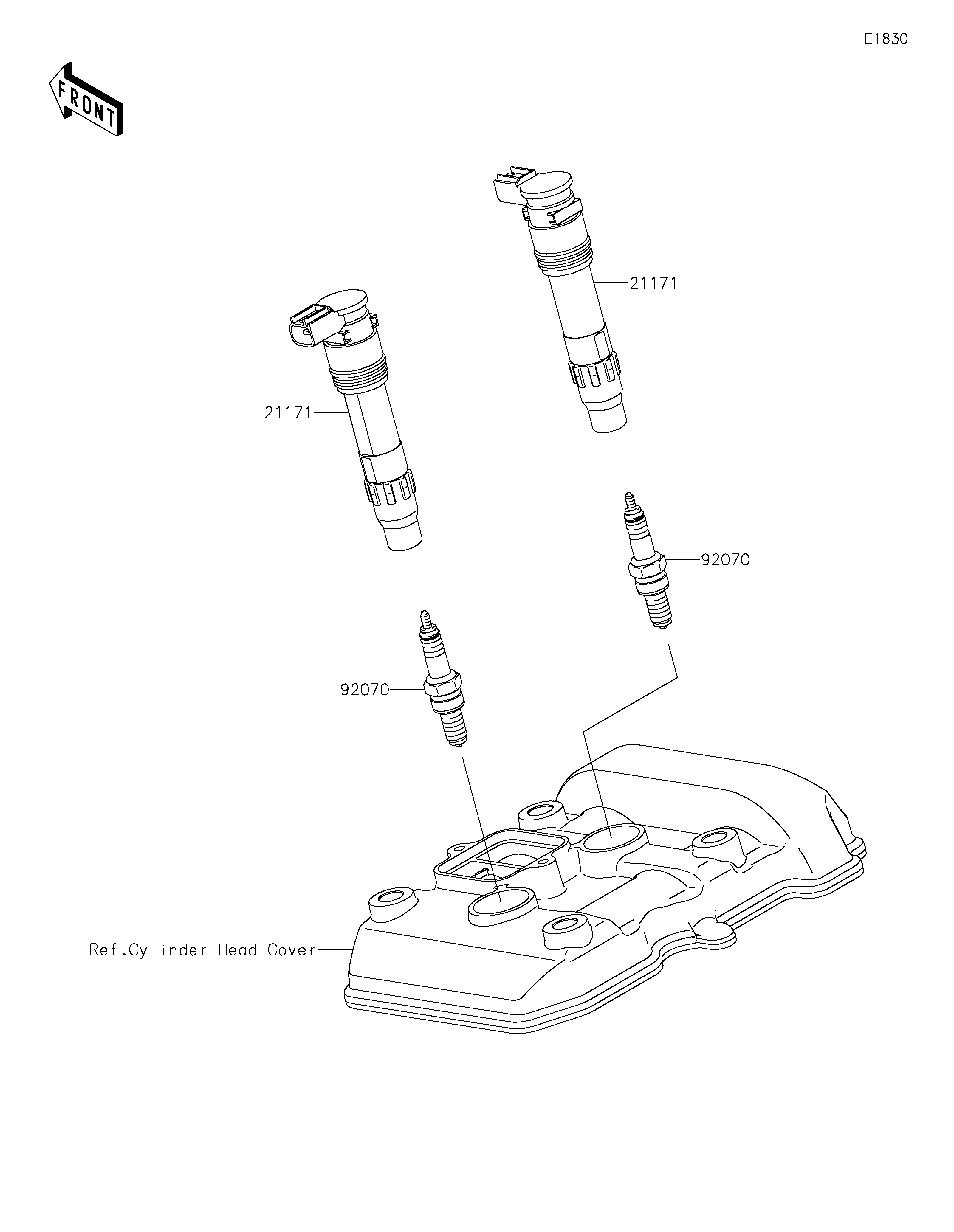 Ignition System ภาพแยกชิ้นส่วน