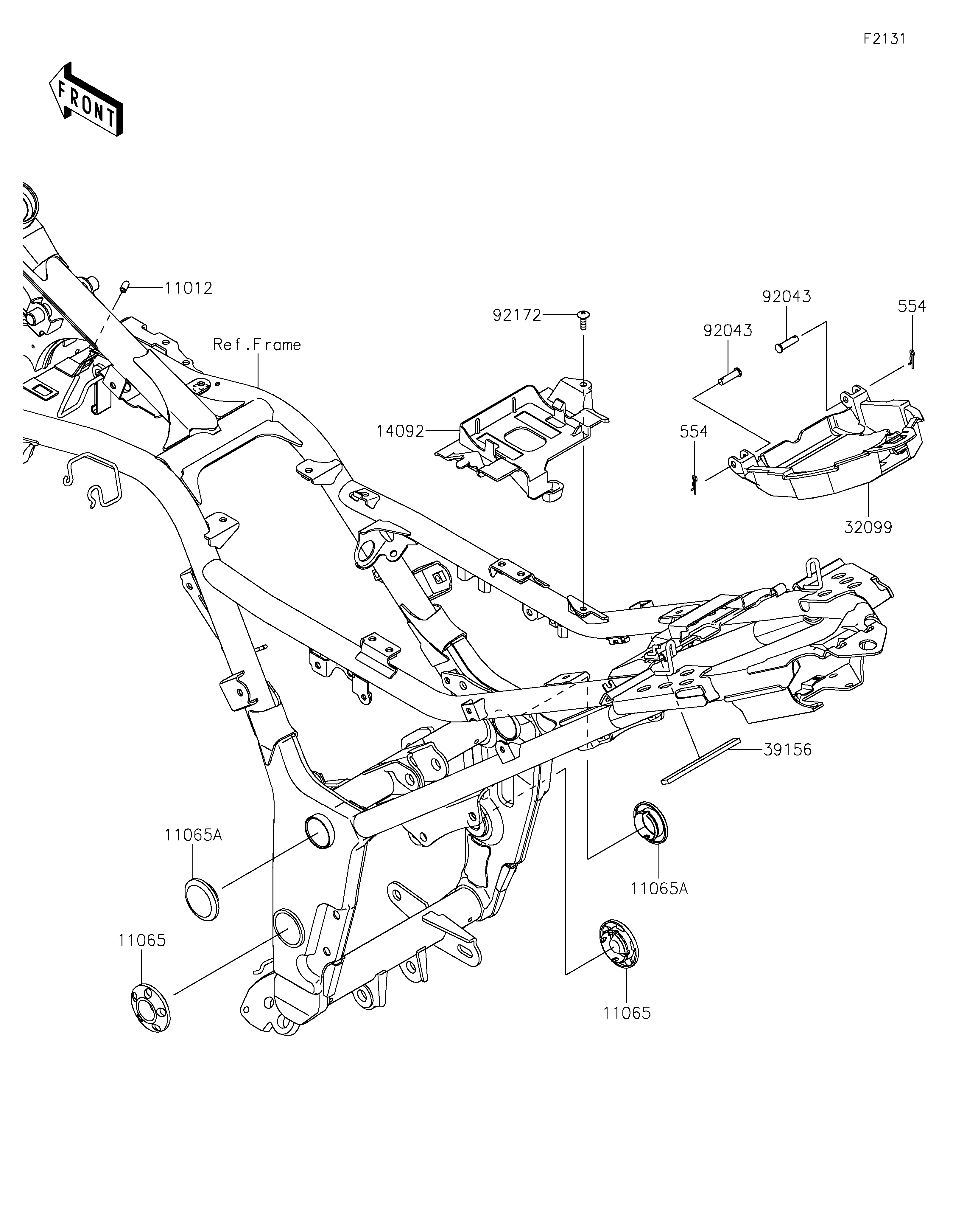 Frame Fittings ภาพแยกชิ้นส่วน