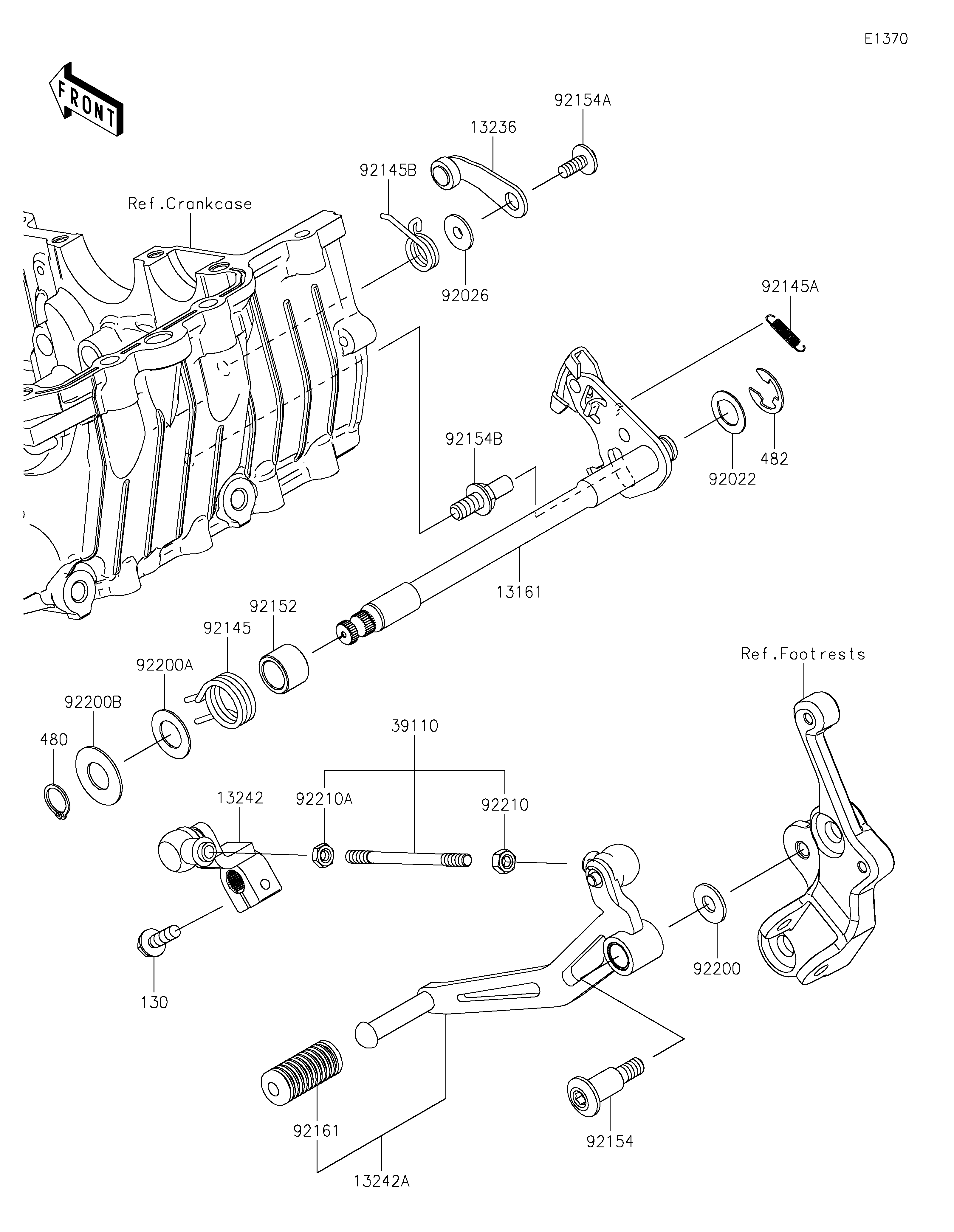 Gear Change Mechanism 爆炸图