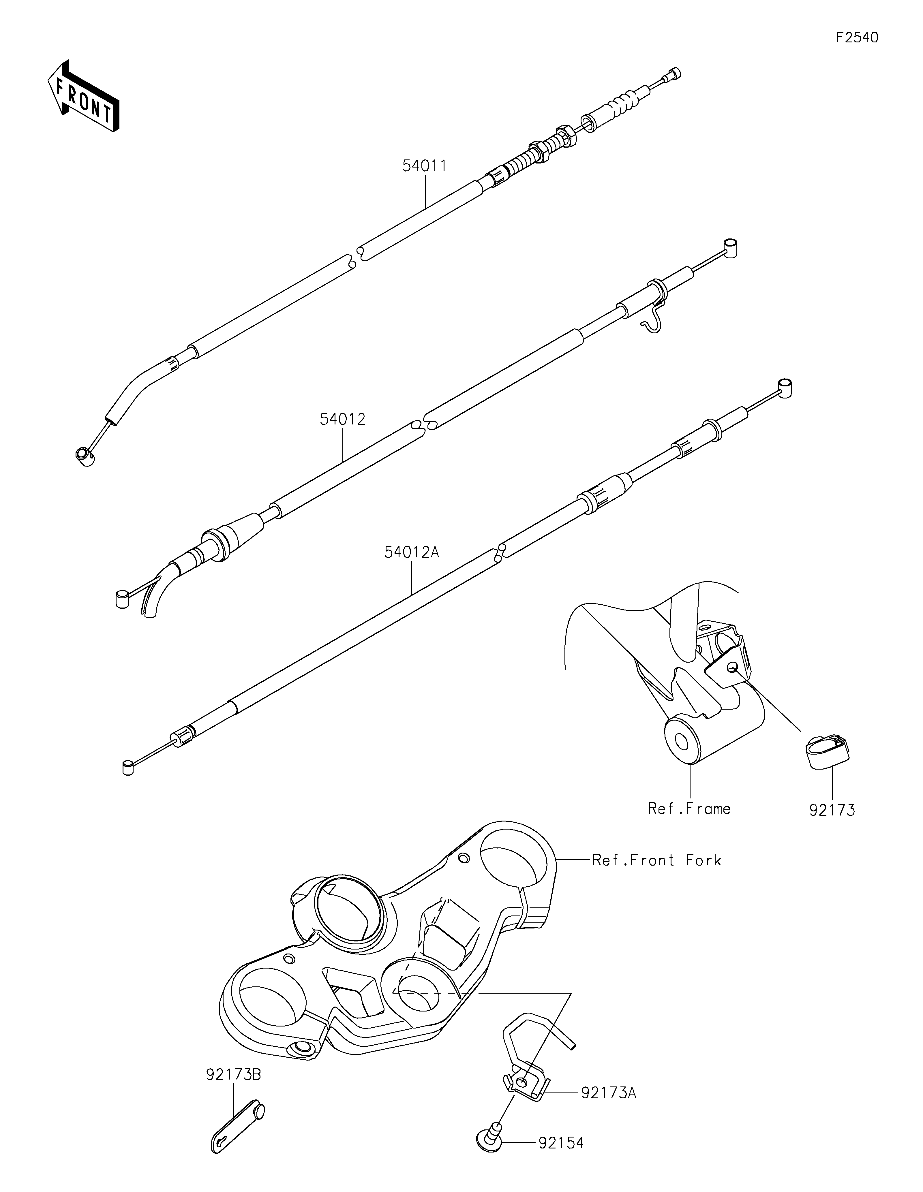 Cables Exploded diagrams