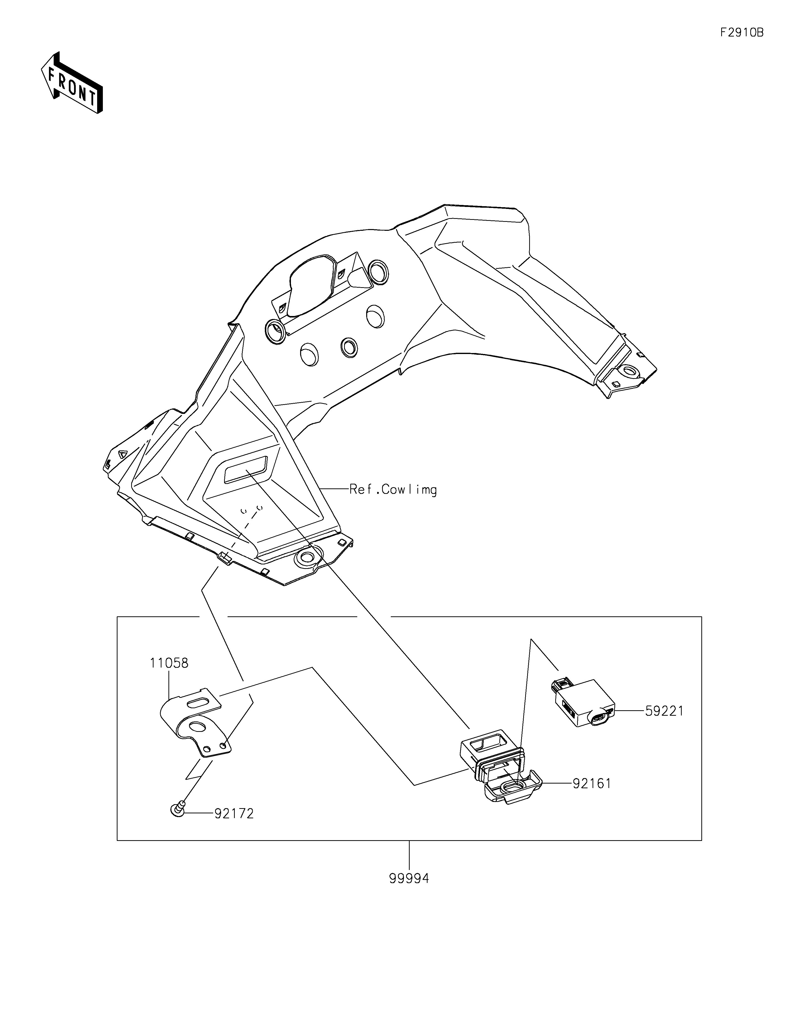 Accessory(USB Output) 爆炸图