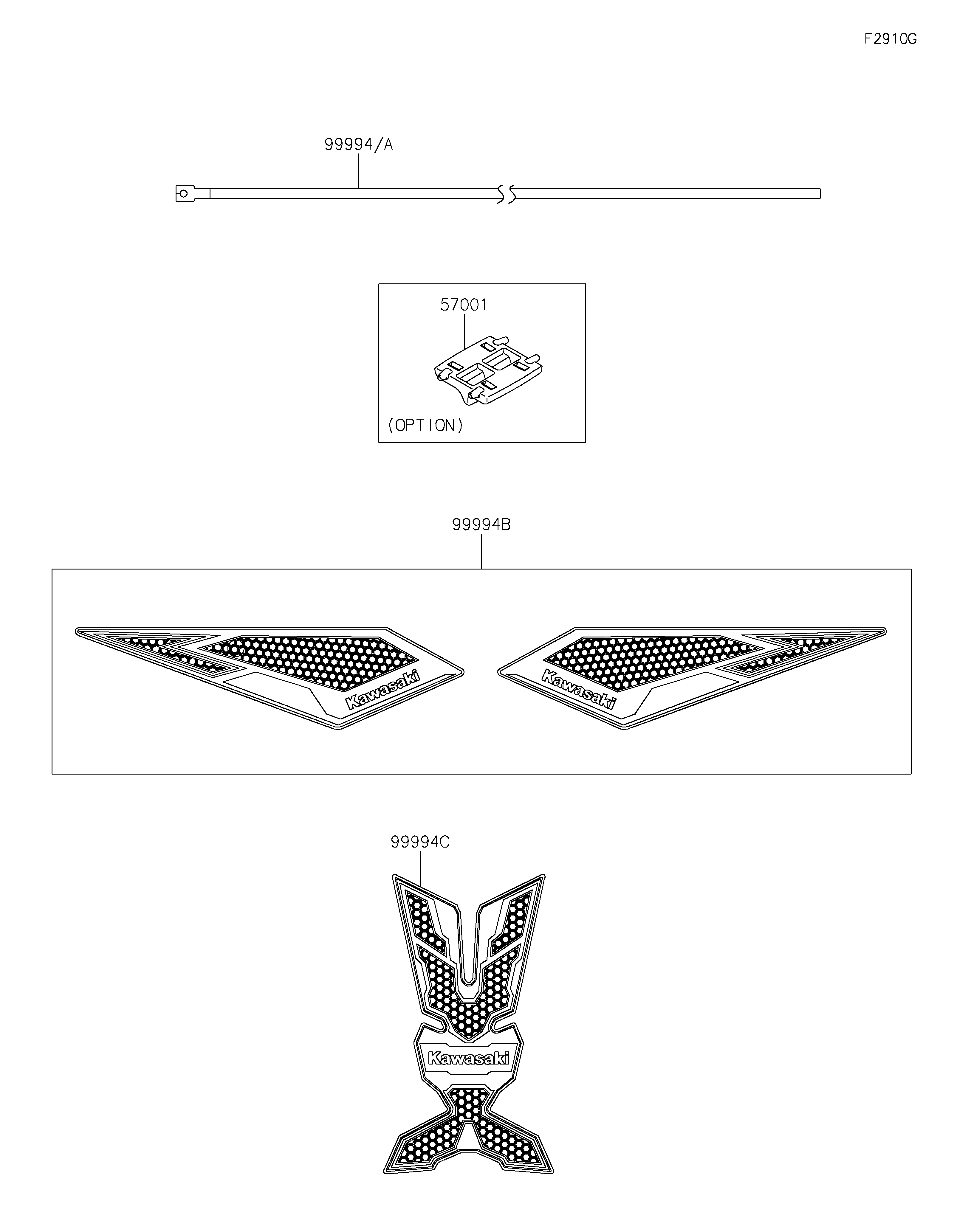 Accessory(Decals) ภาพแยกชิ้นส่วน
