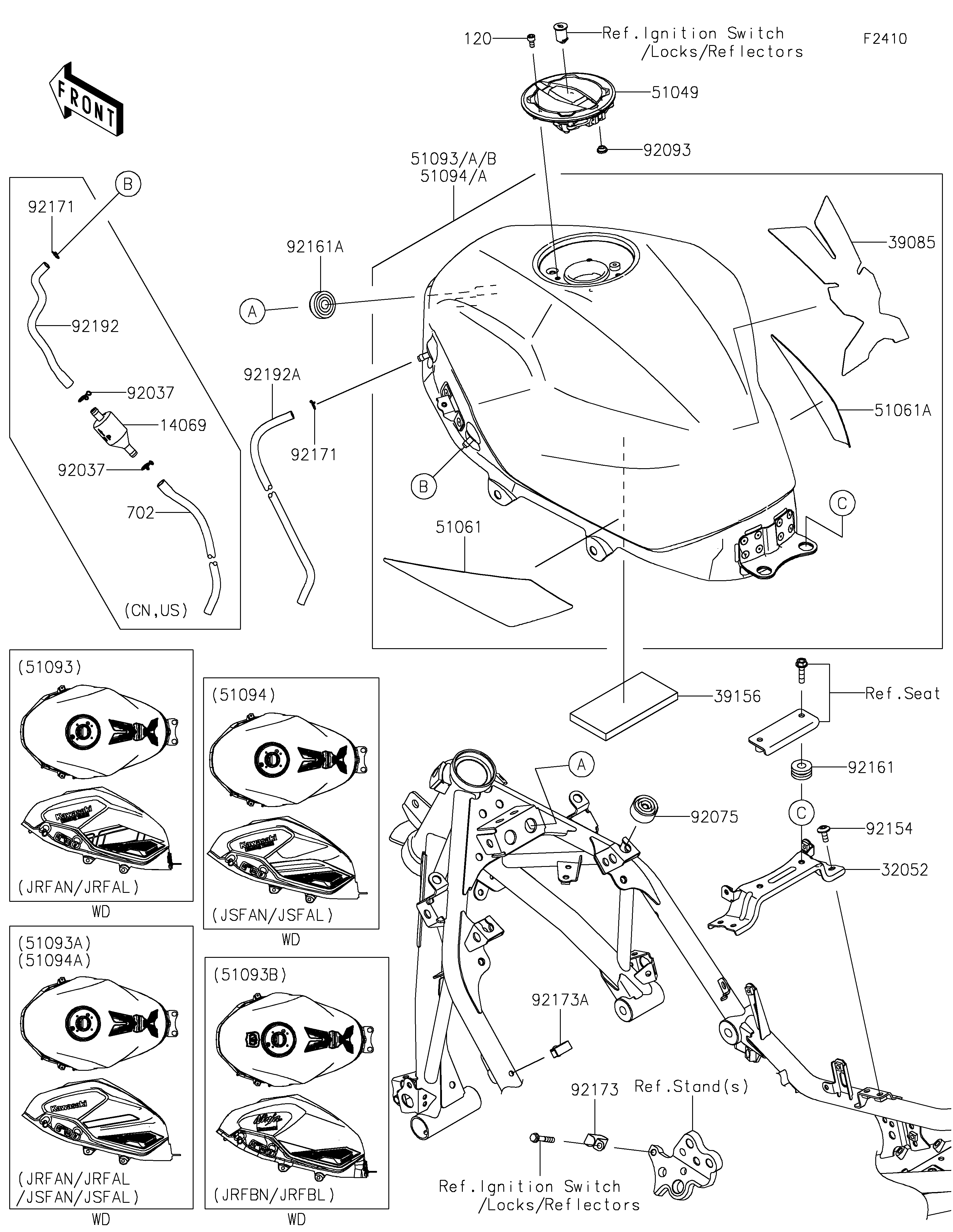 Fuel Tank(JRFAN-JSFAL) 爆炸图