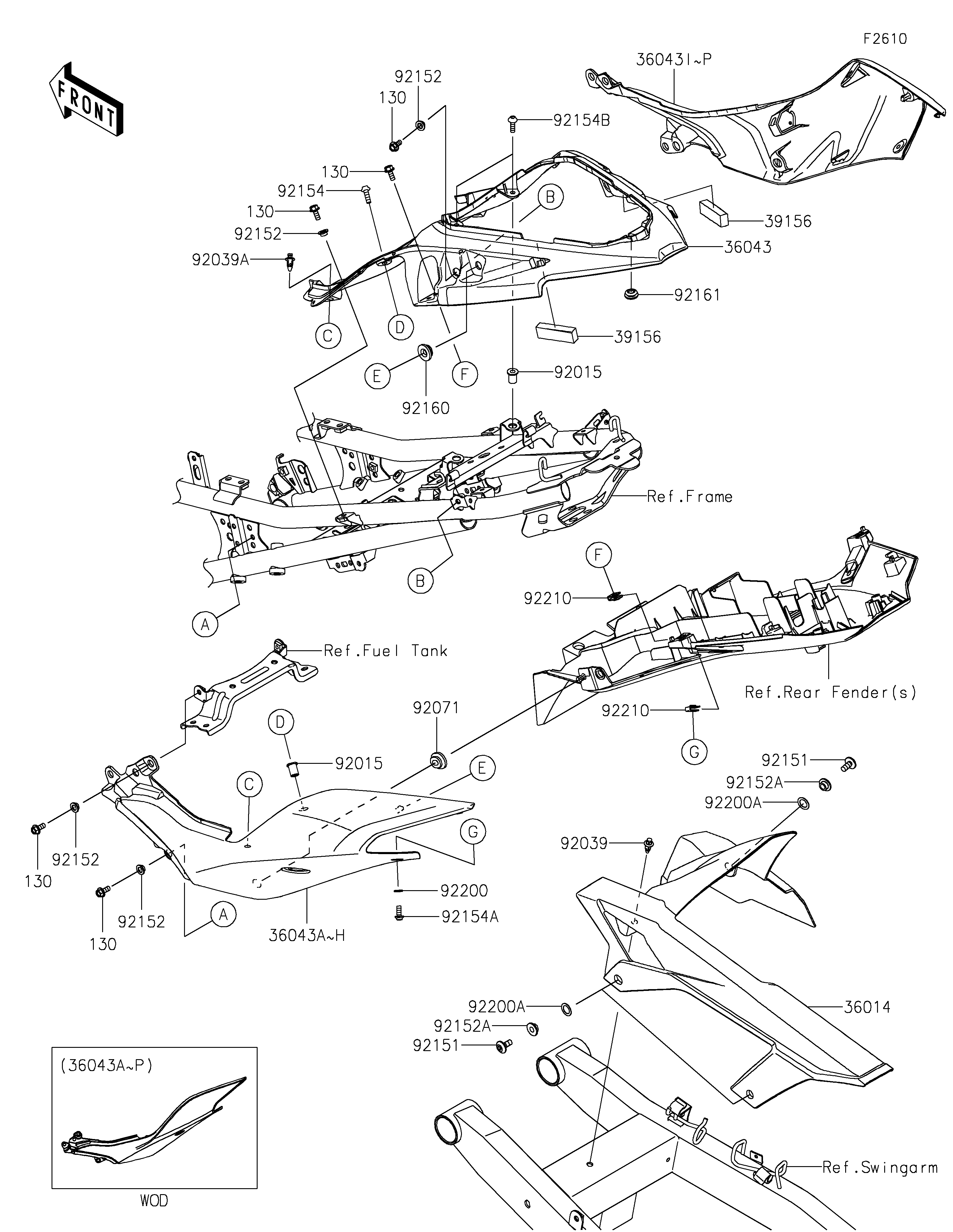Side Covers/Chain Cover Exploded diagrams