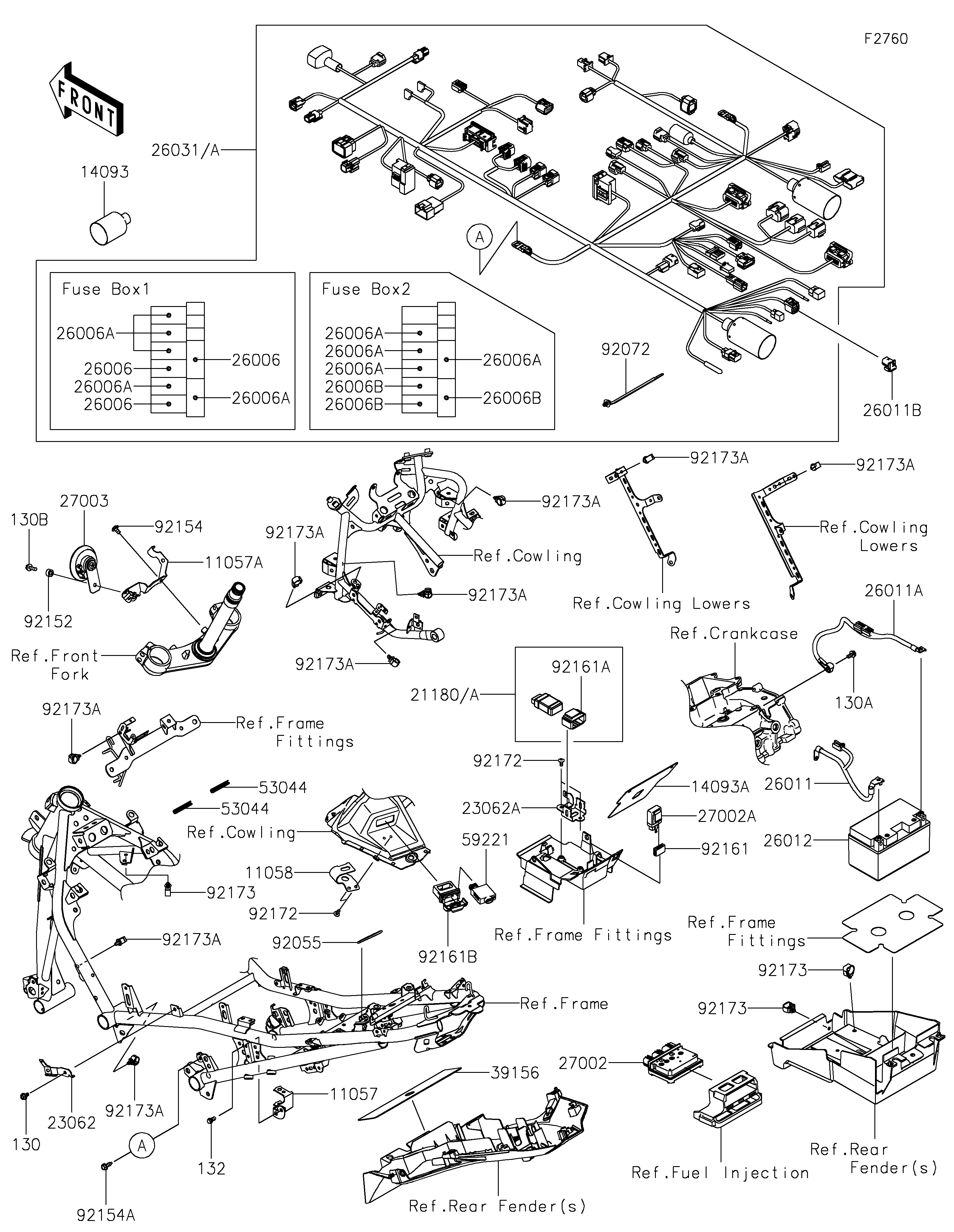 Chassis Electrical Equipment ภาพแยกชิ้นส่วน