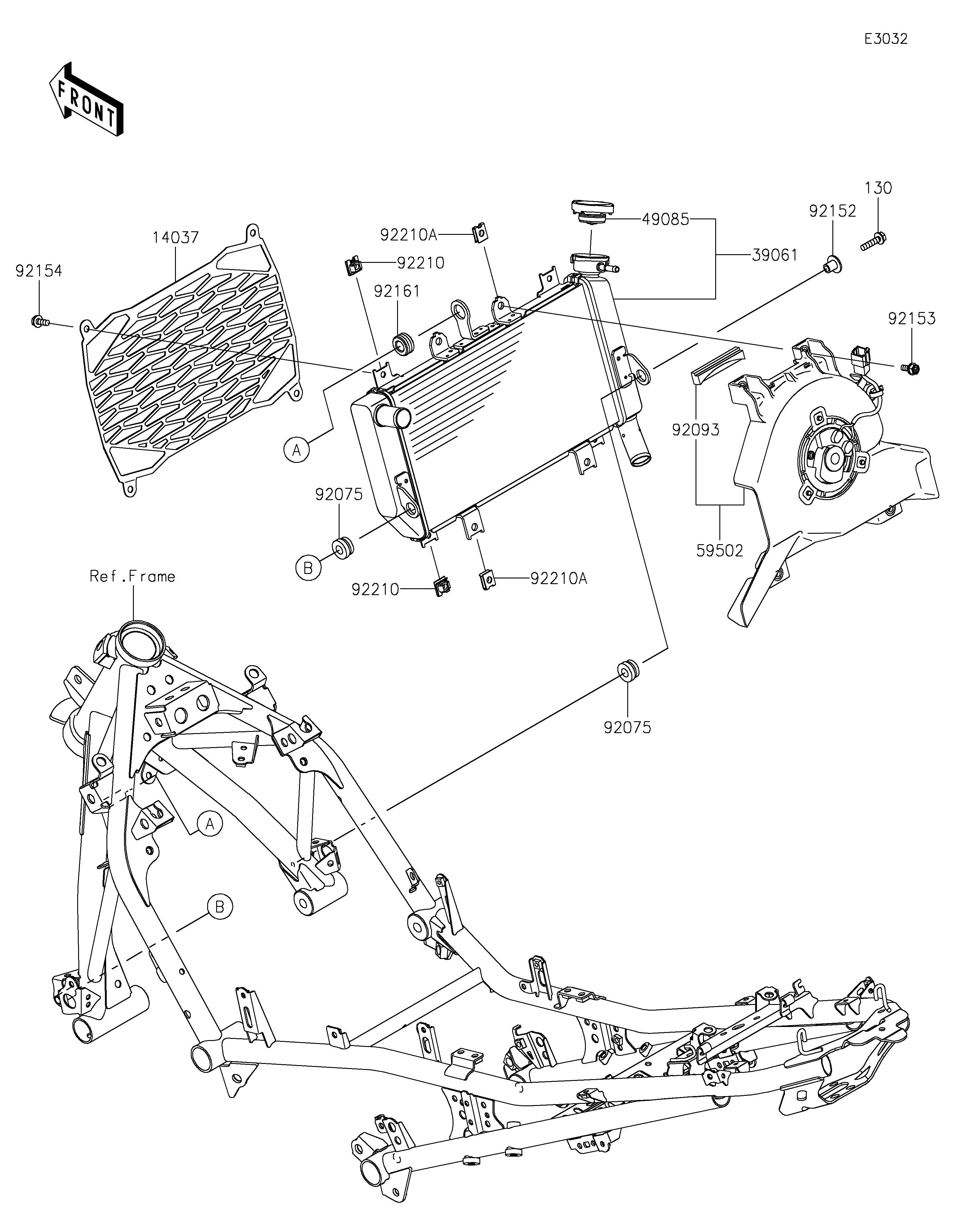 Radiator Exploded diagrams