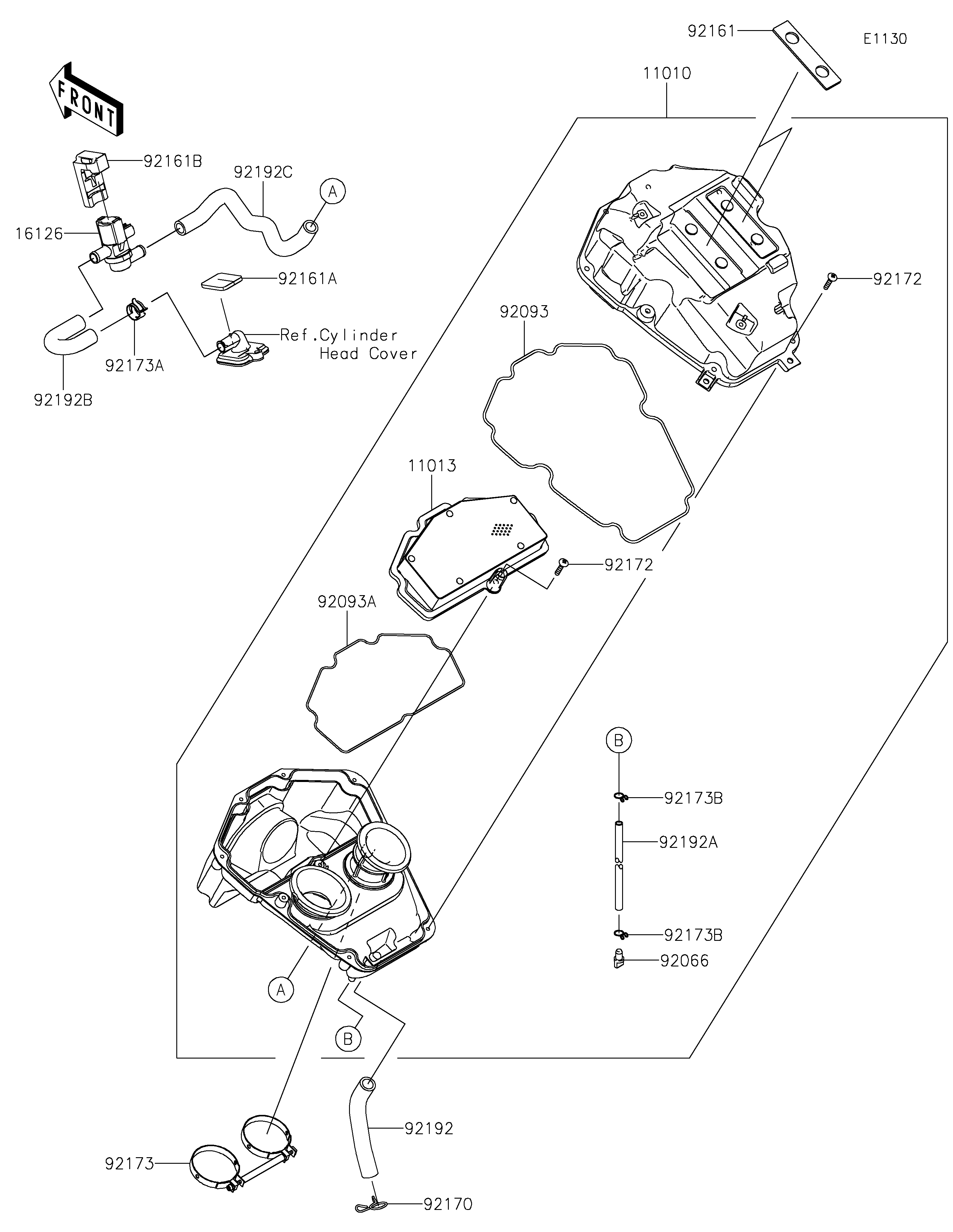 Air Cleaner Diagram terurai