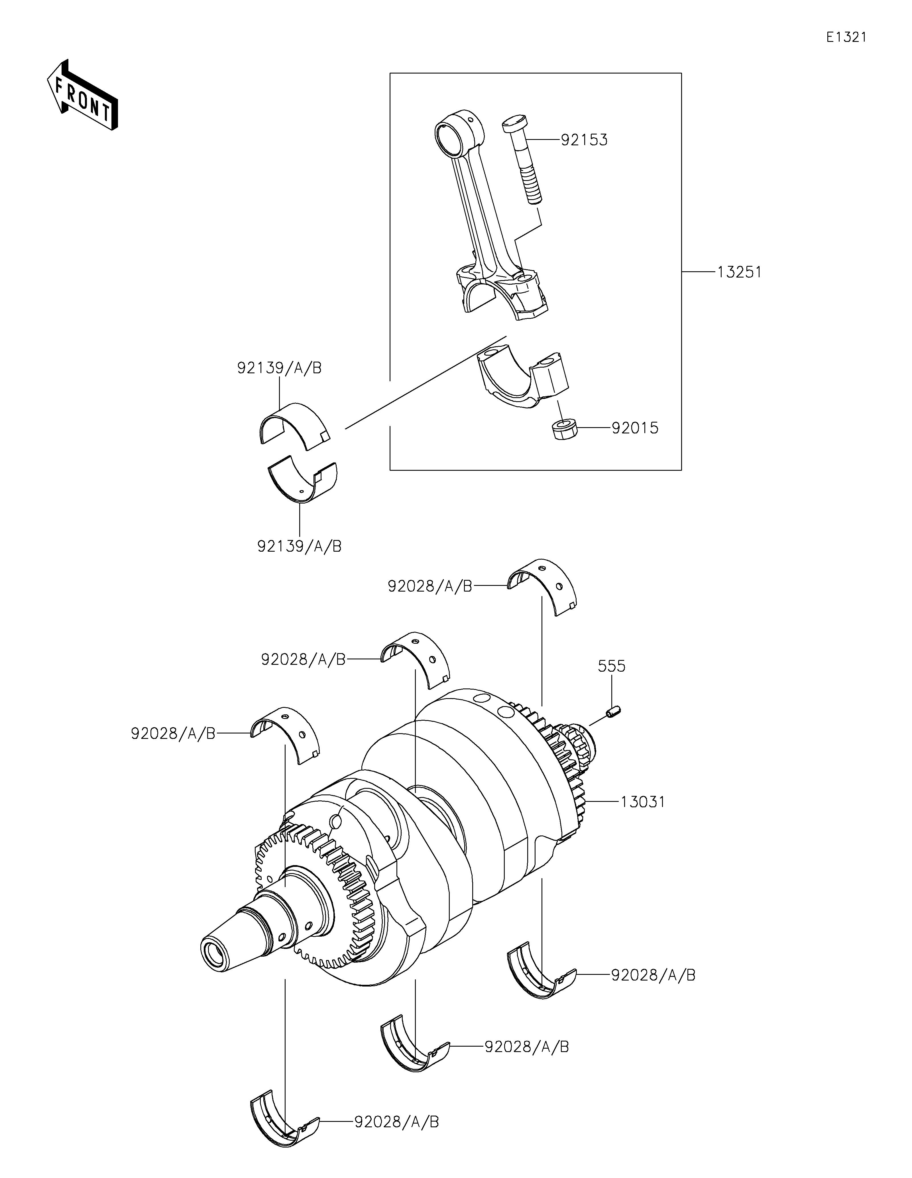 Crankshaft 爆炸图