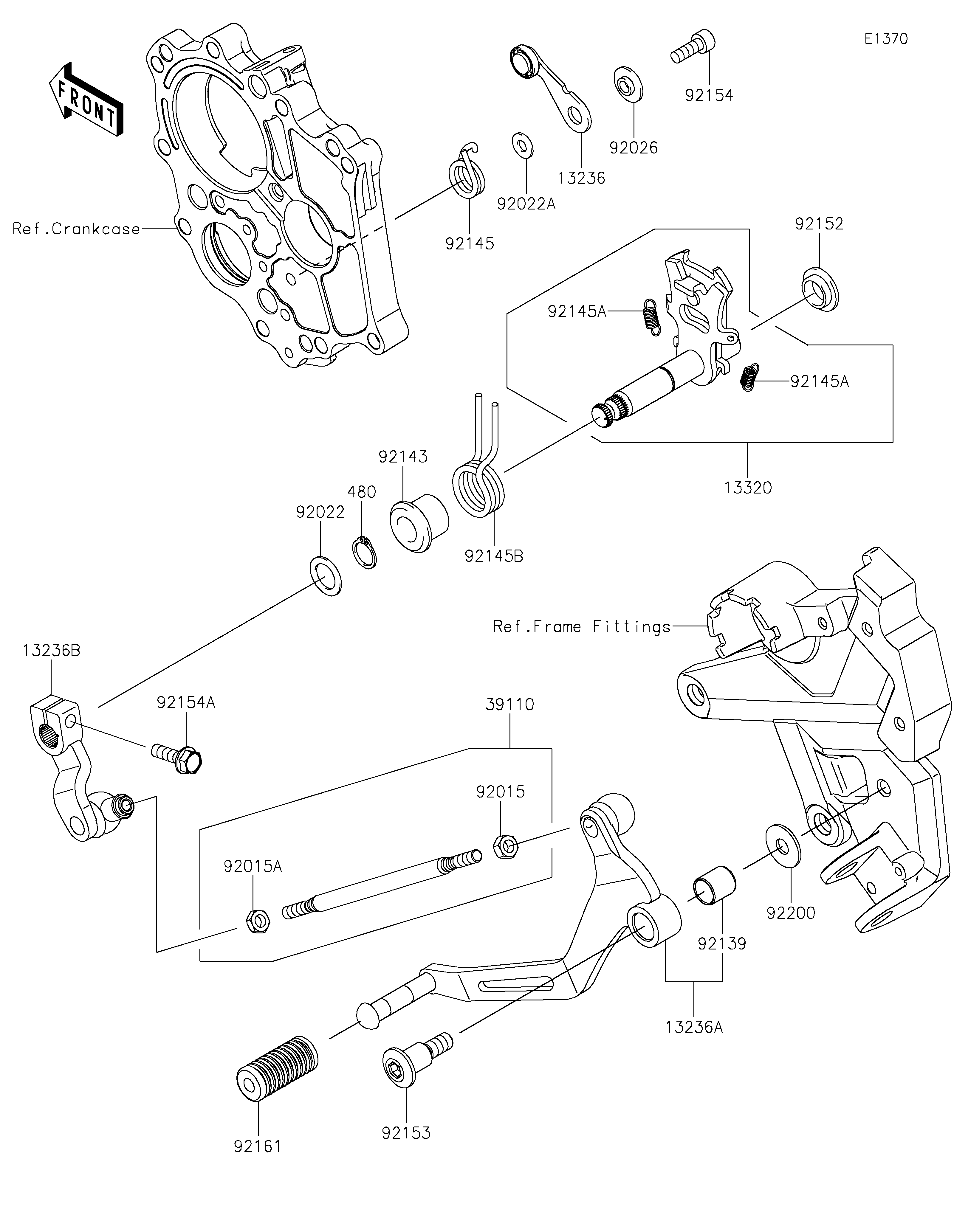 Gear Change Mechanism Despieces
