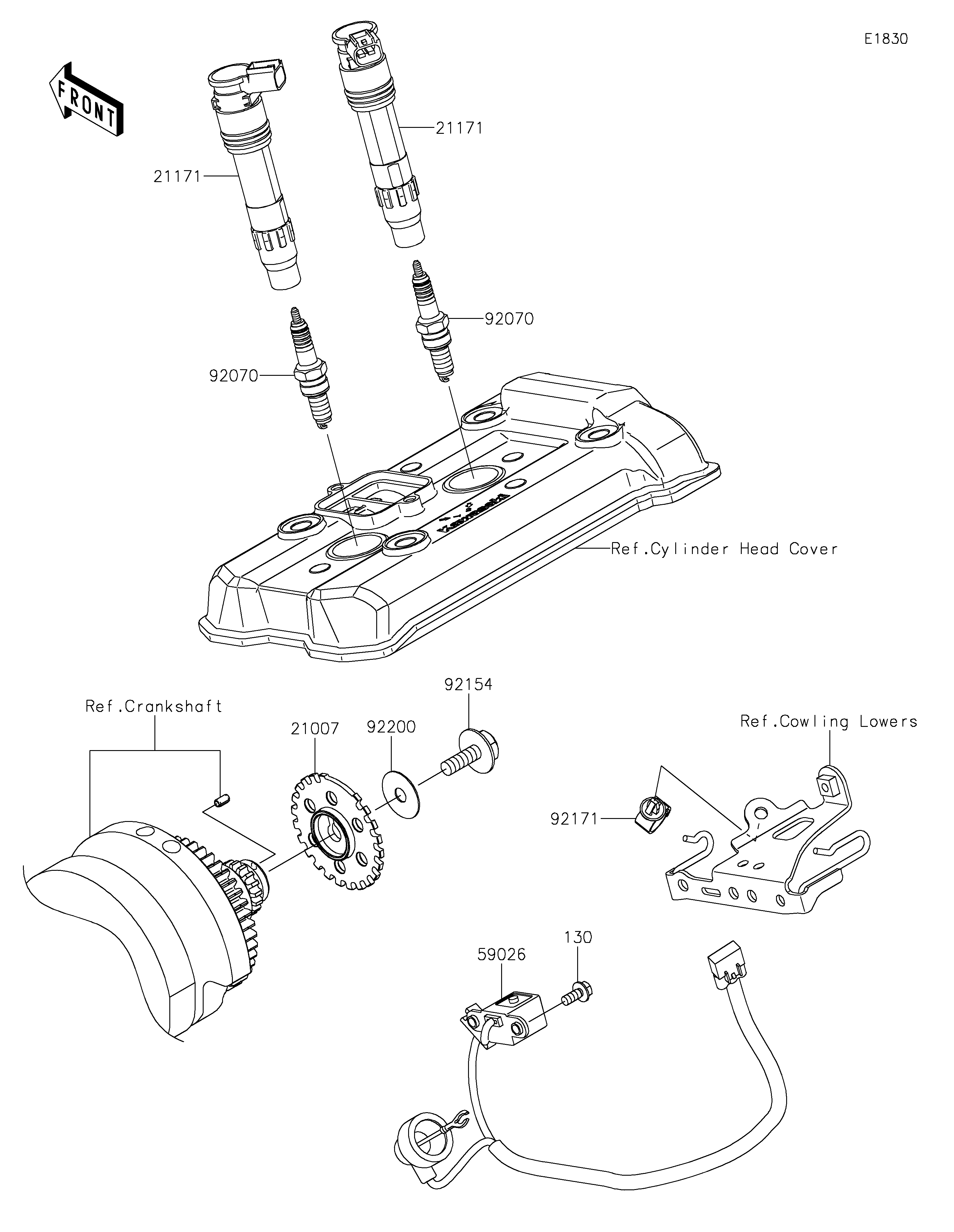 Ignition System Exploded diagrams