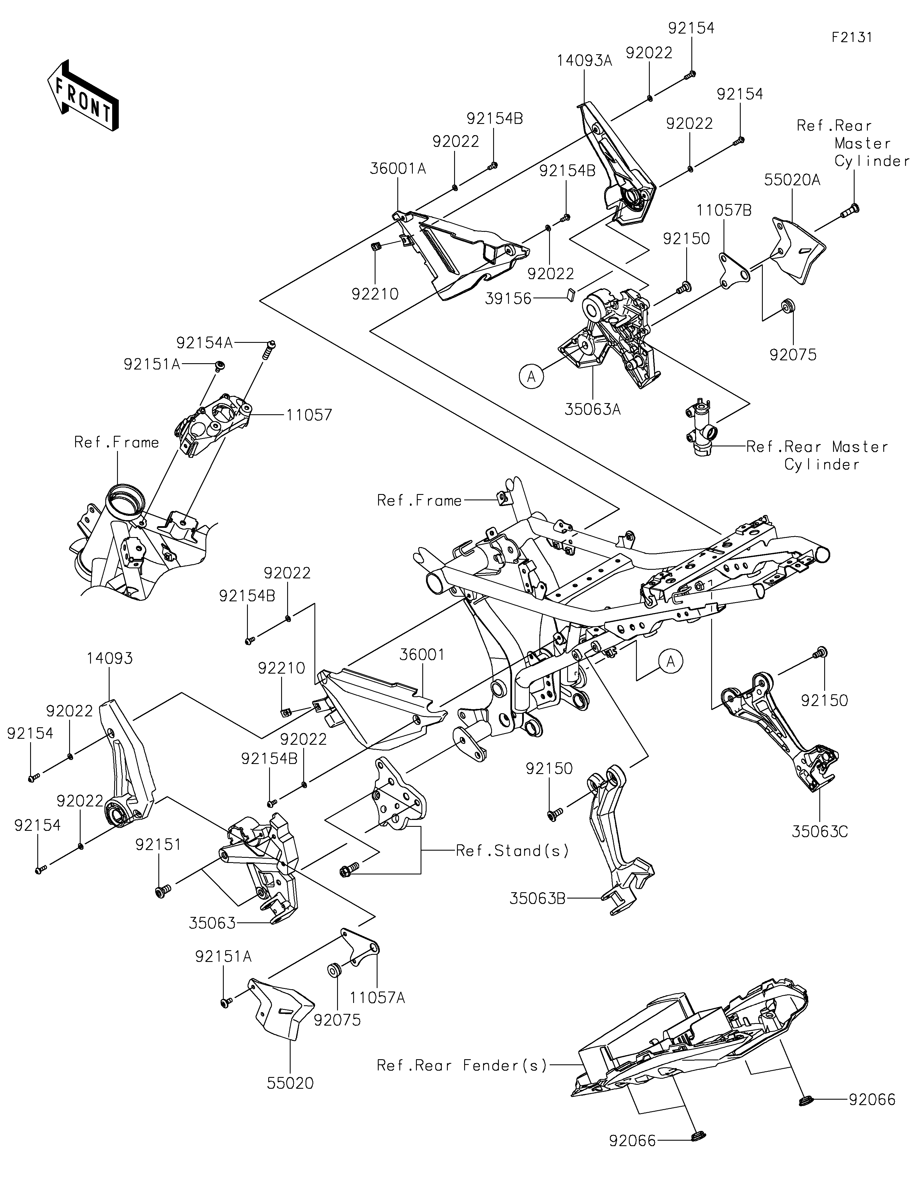 Frame Fittings ภาพแยกชิ้นส่วน