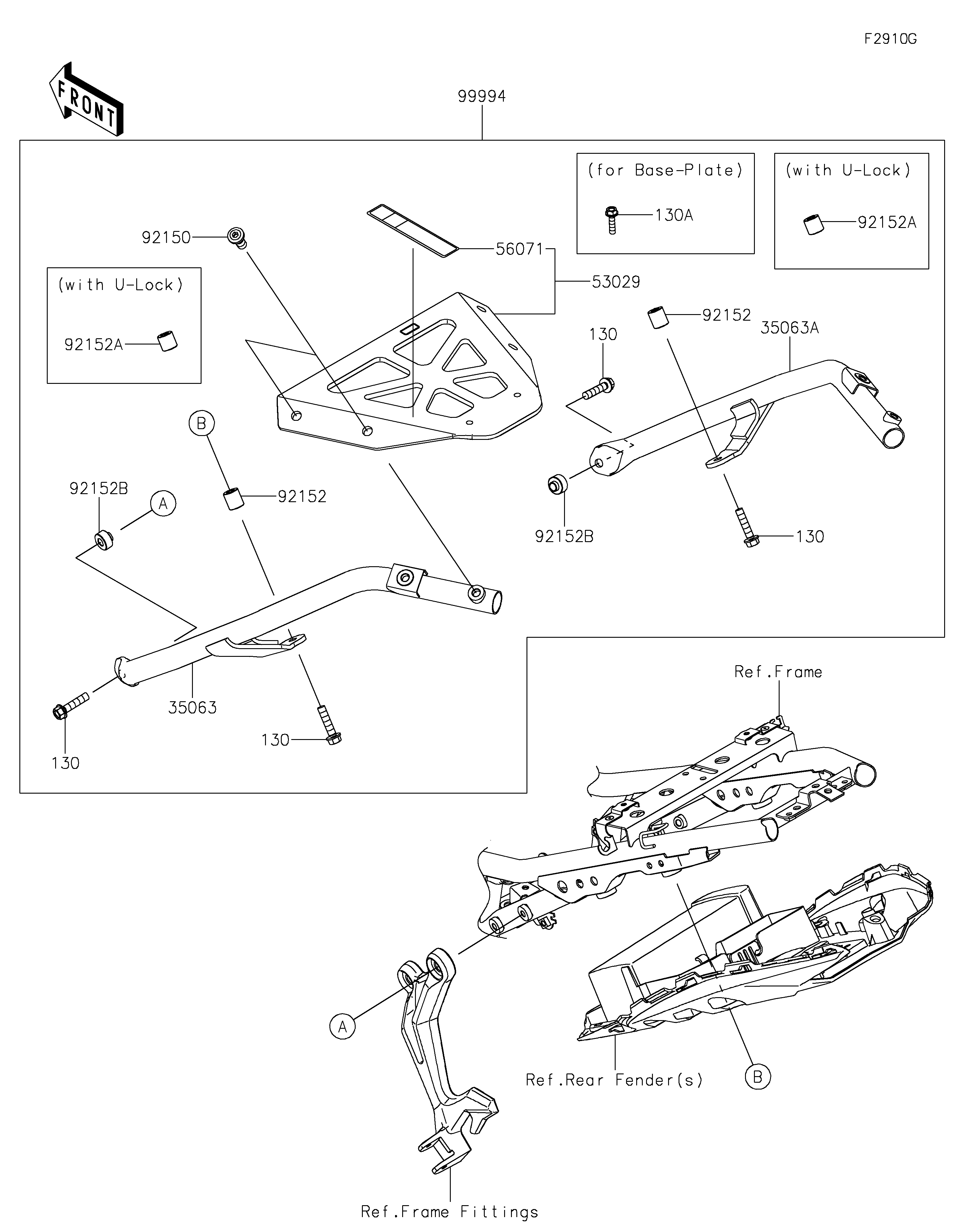Accessory(Topcase Bracket) Sơ đồ tách chi tiết