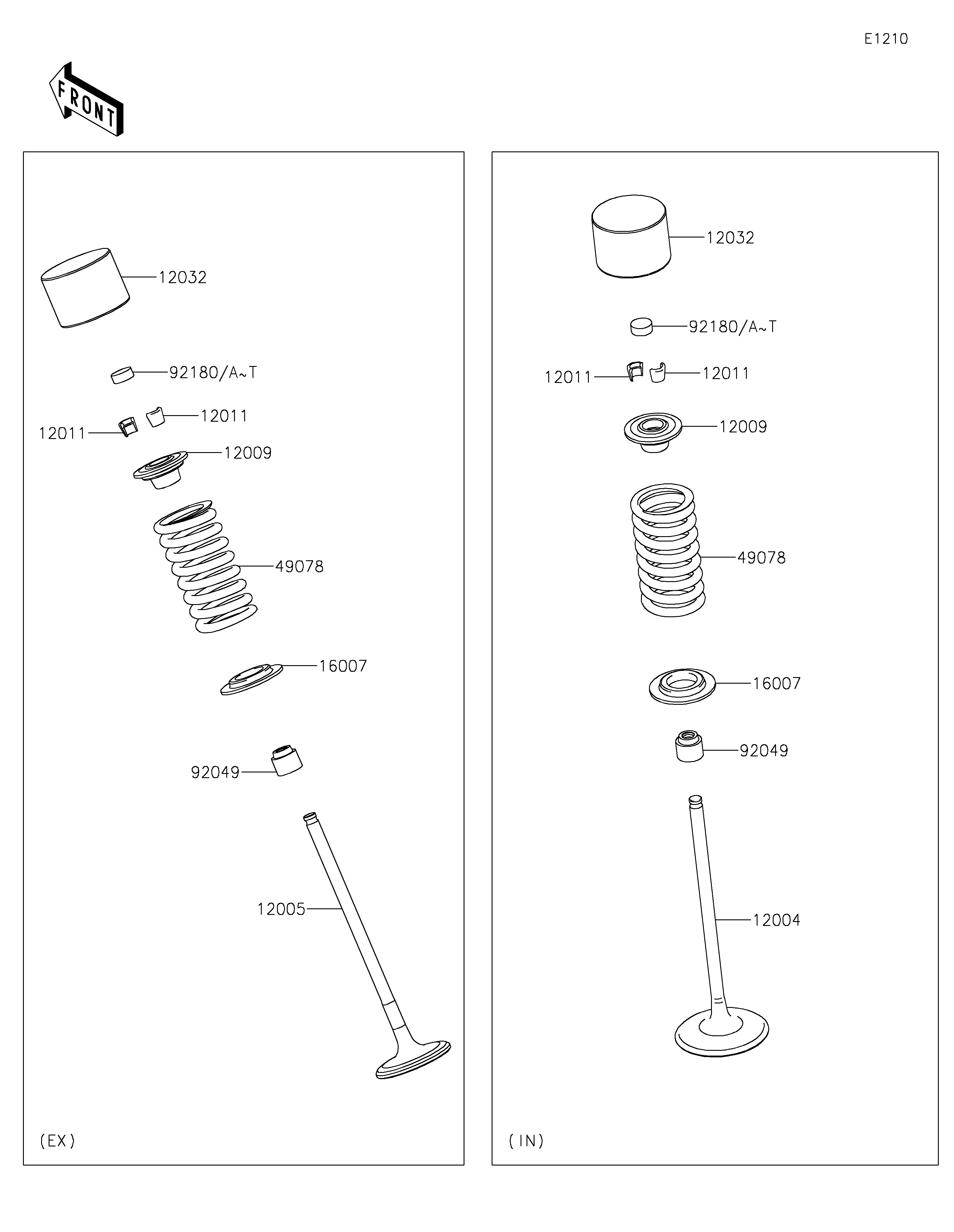 Valve(s) Exploded diagrams