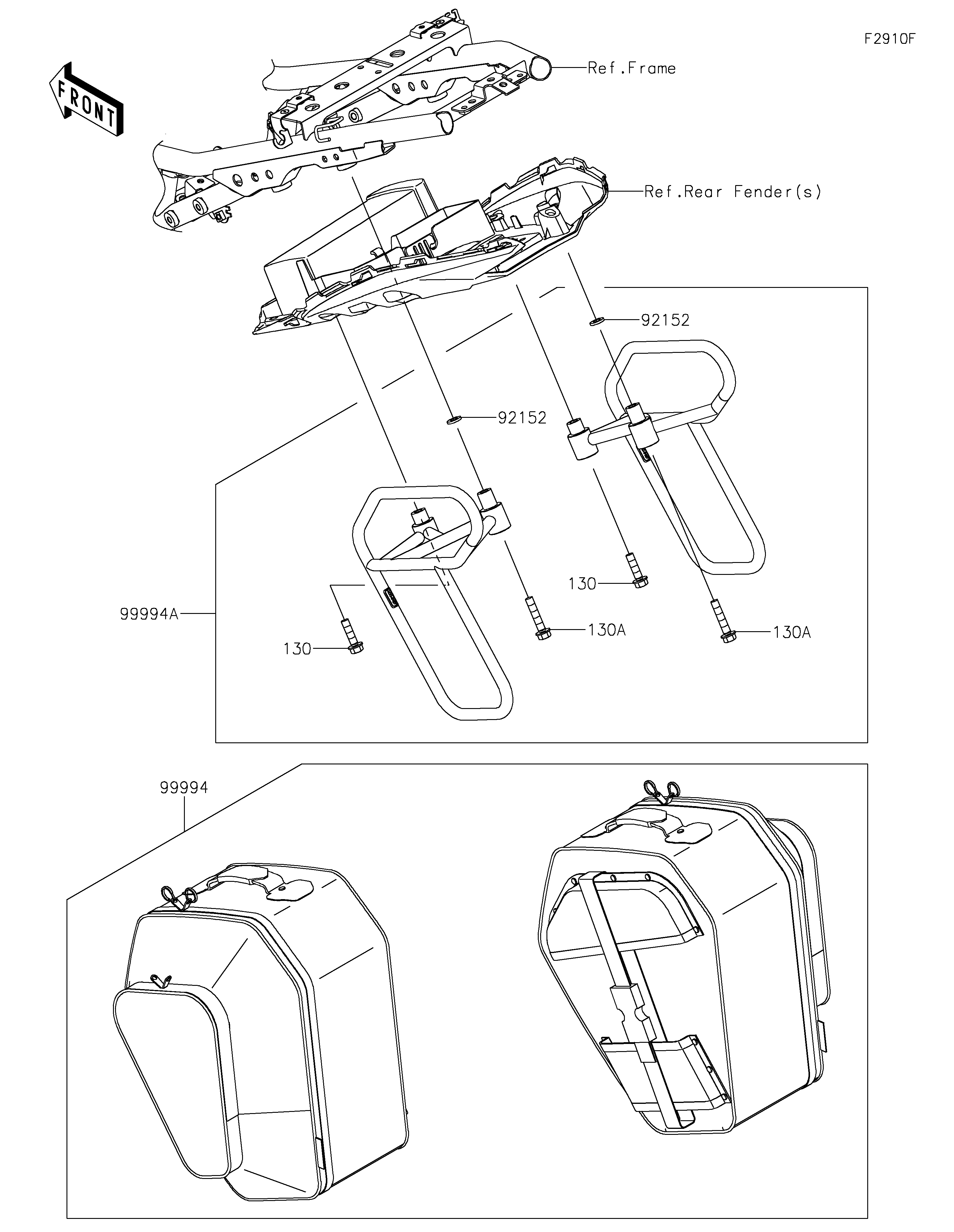 Accessory(Pannier) ภาพแยกชิ้นส่วน