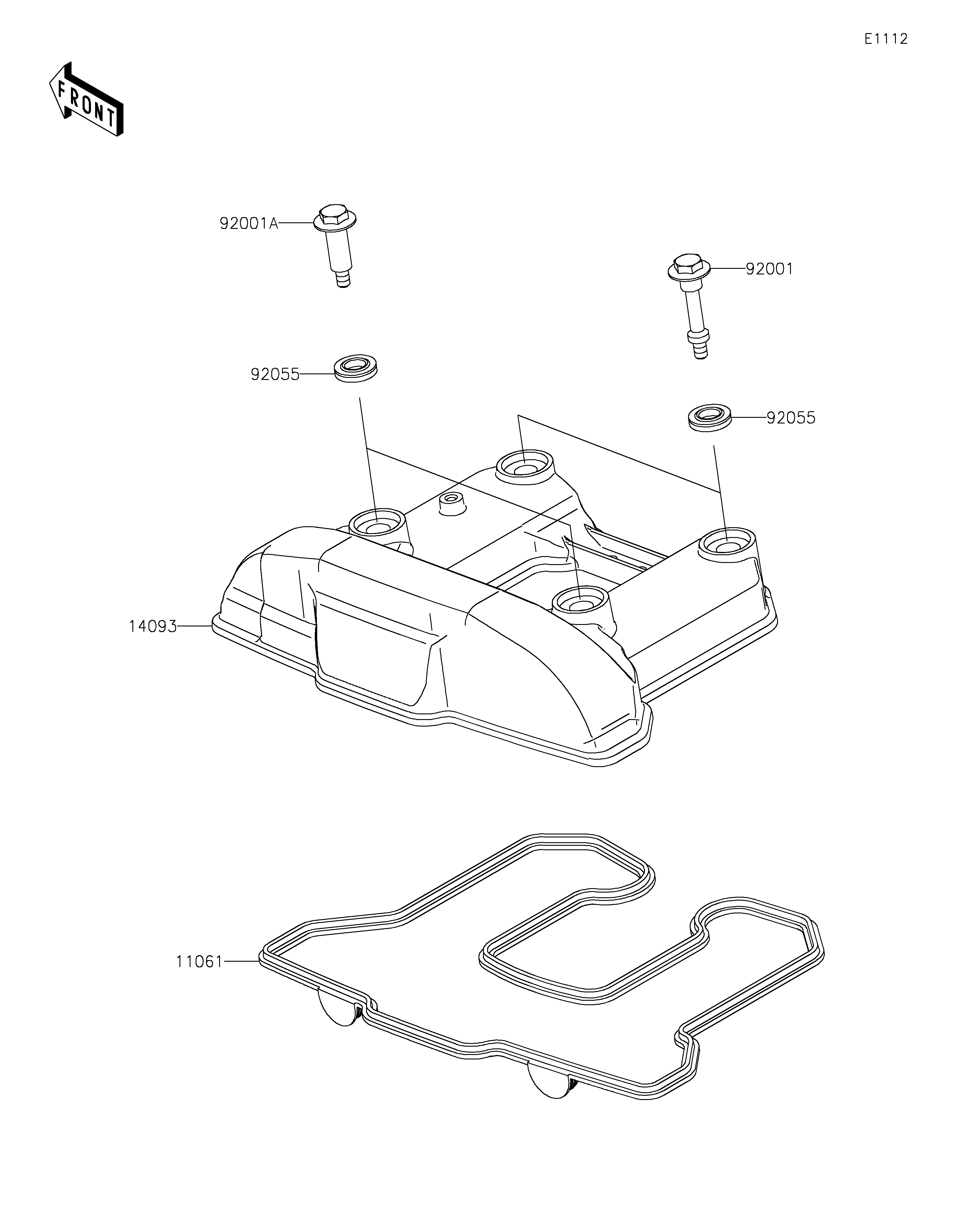 Cylinder Head Cover Exploded diagrams