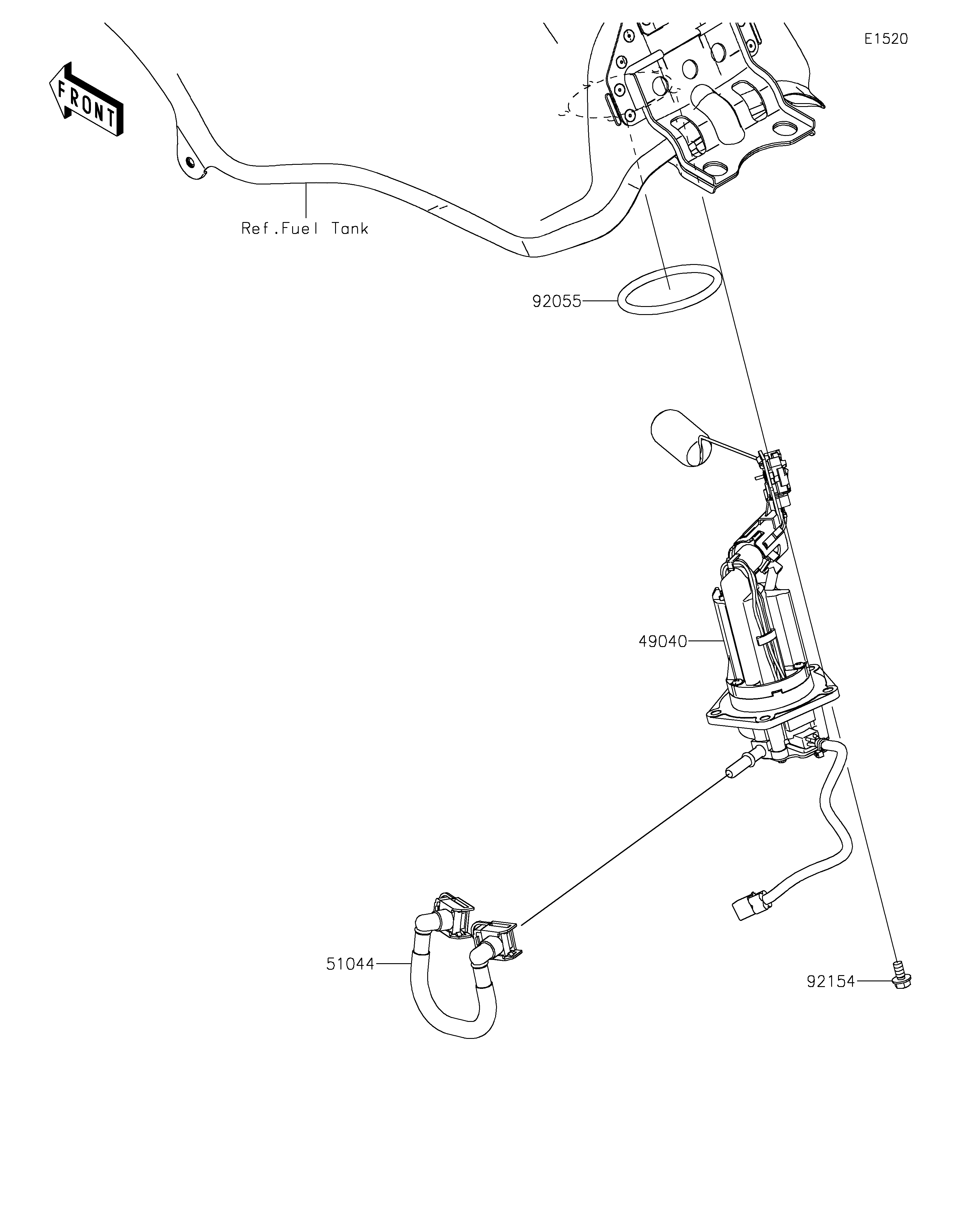 Fuel Pump Diagram terurai