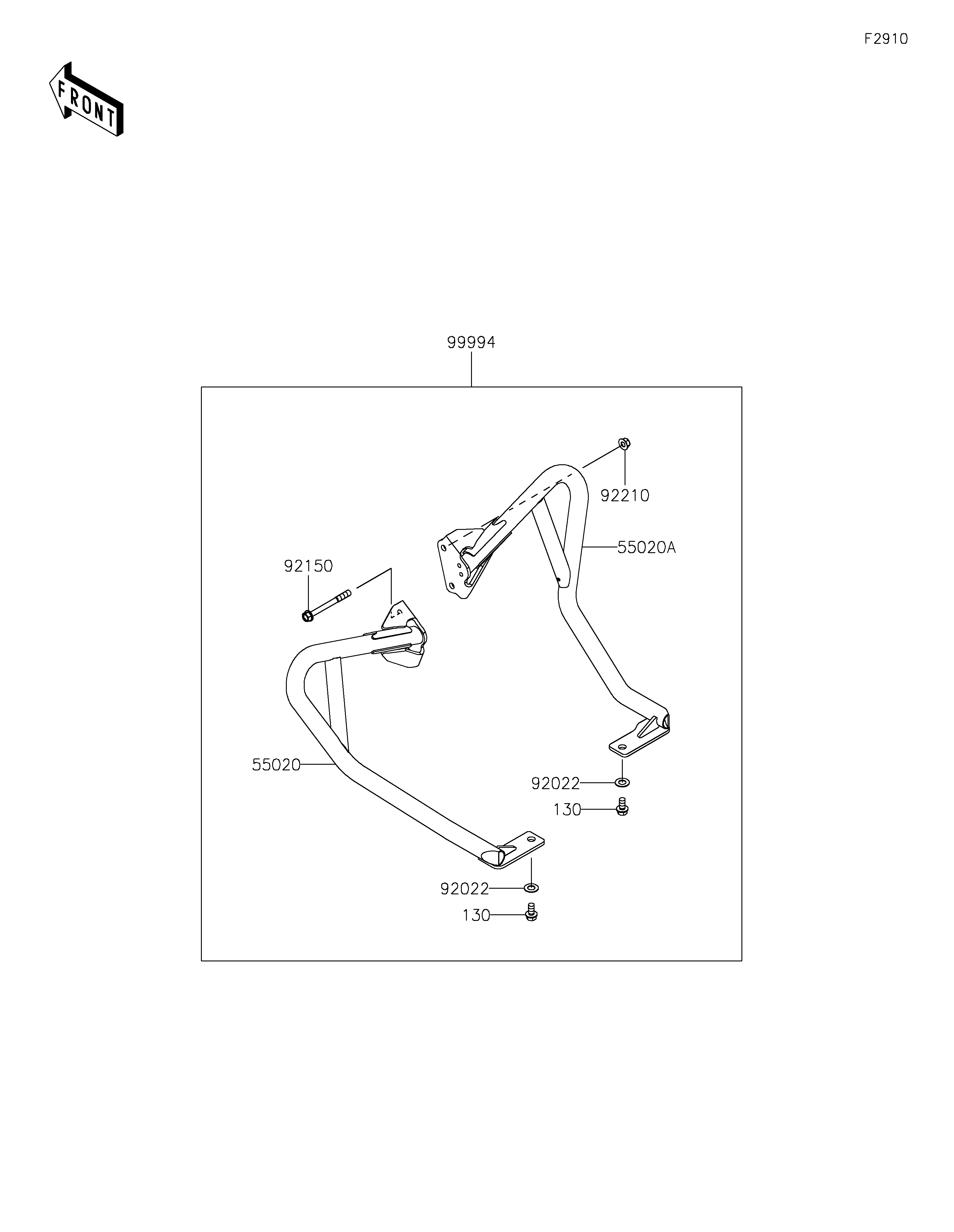 Accessory(Frame Slider) Diagram terurai