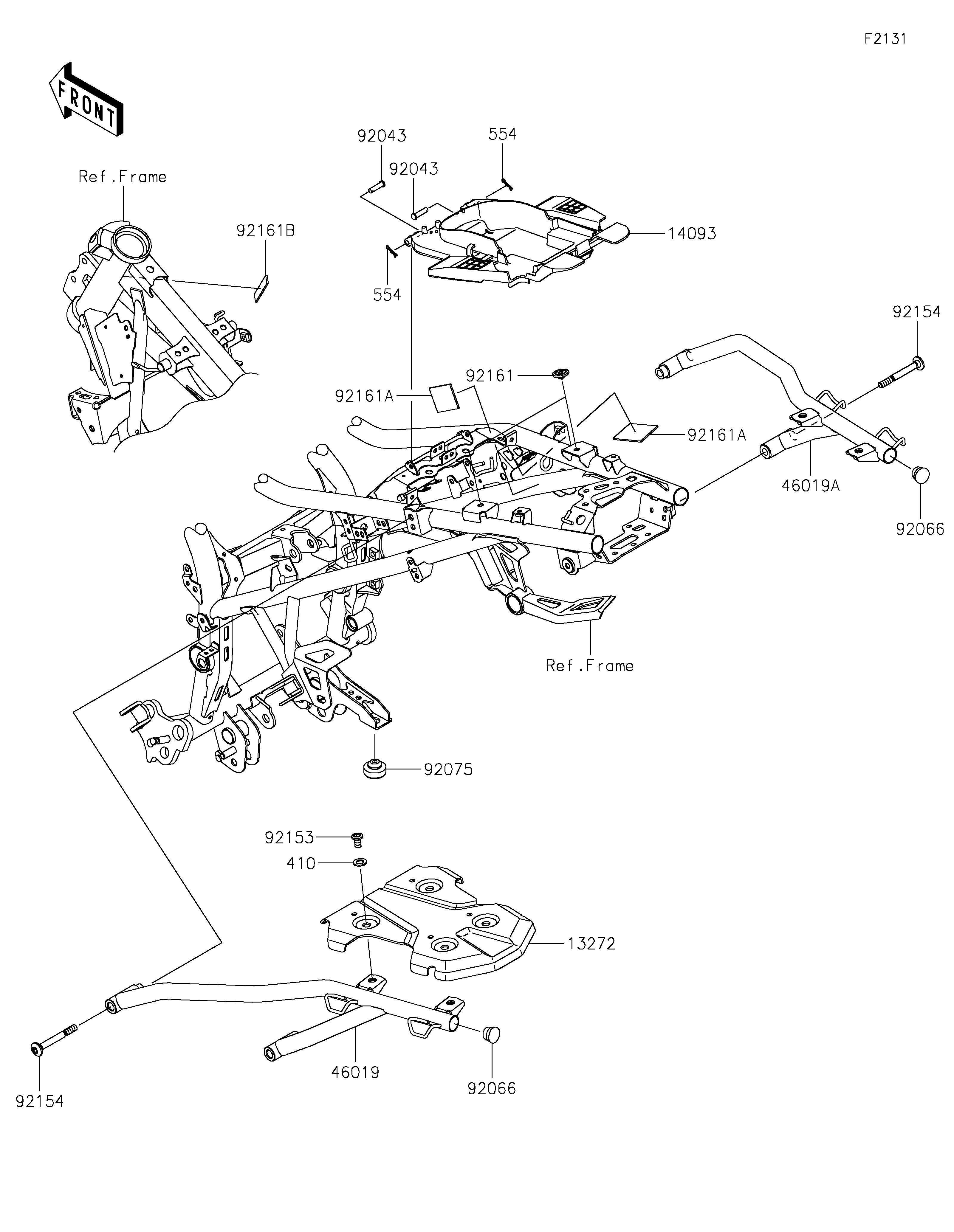 Frame Fittings ภาพแยกชิ้นส่วน