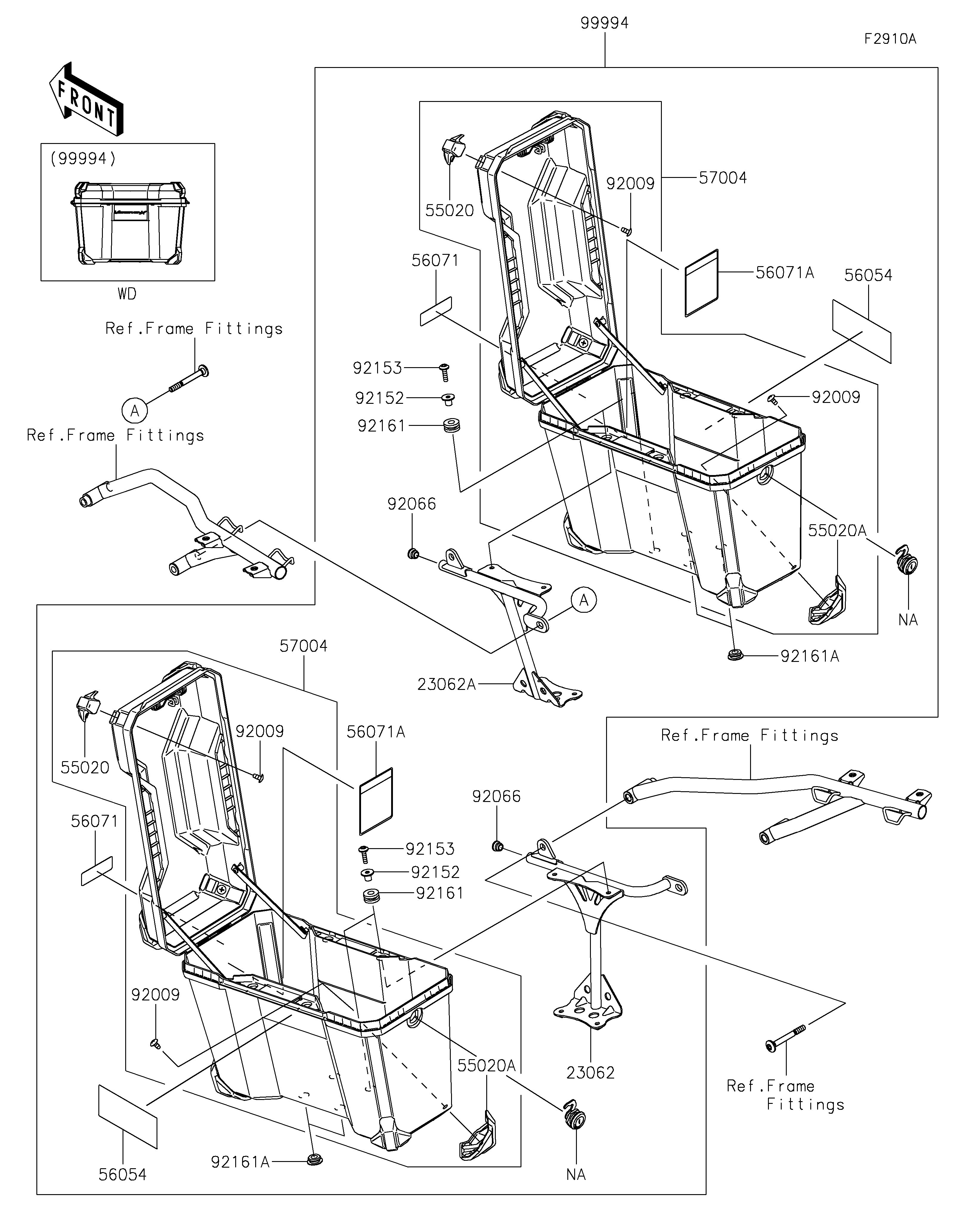 Accessory(Pannier) Diagram terurai