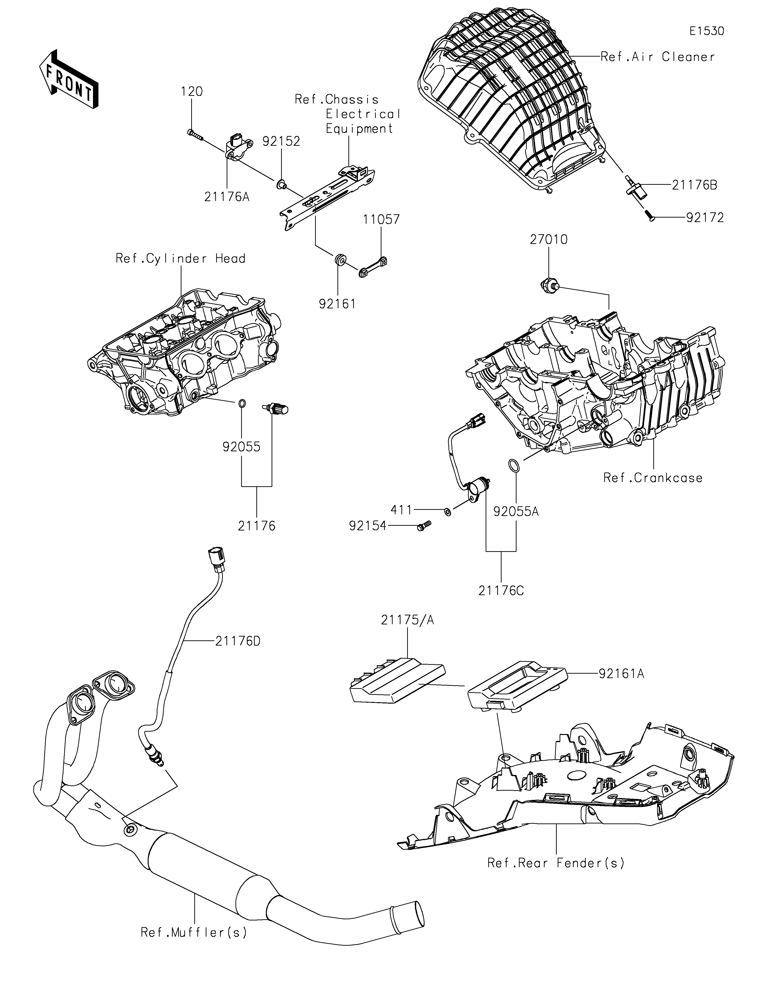 Fuel Injection ภาพแยกชิ้นส่วน