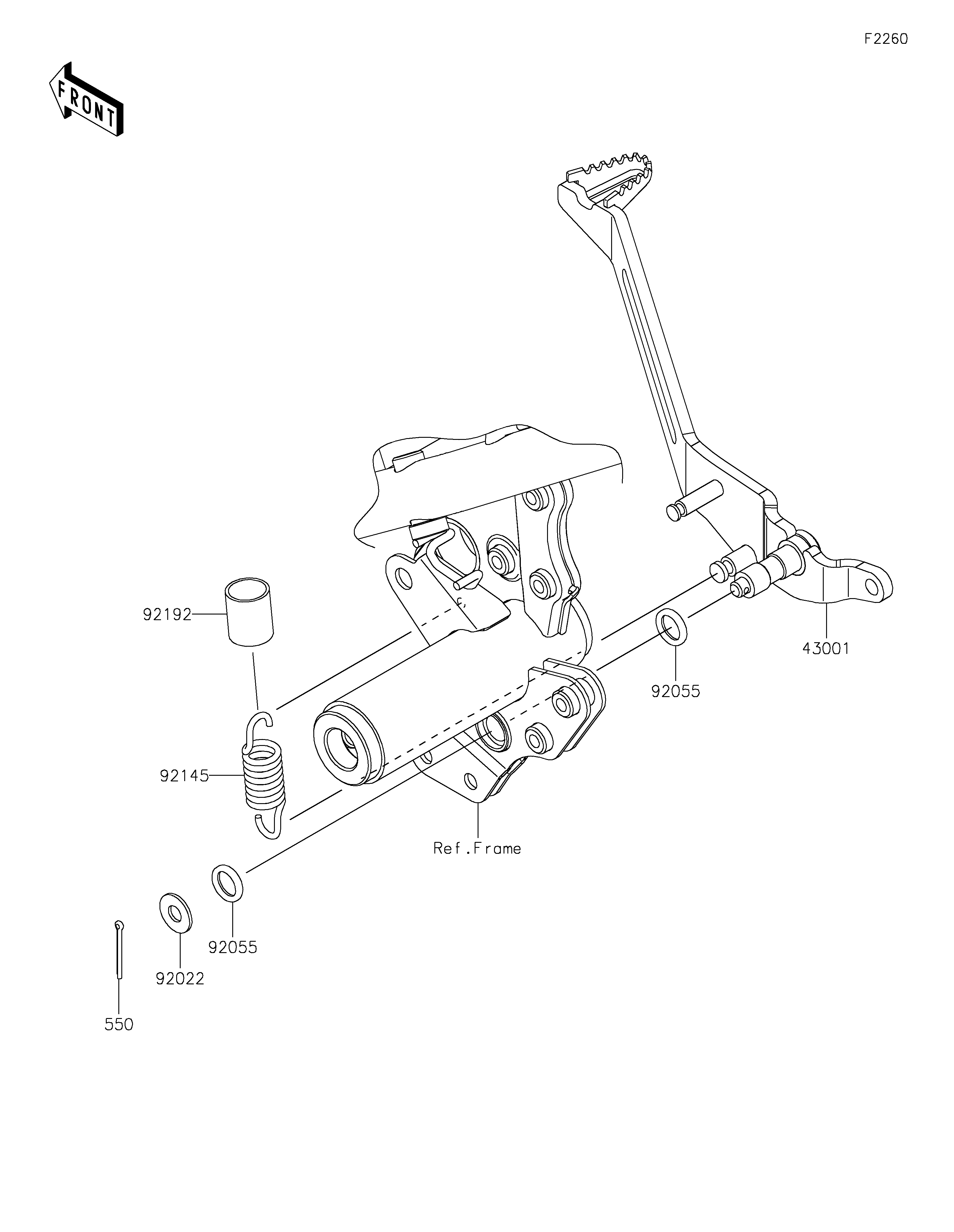 Brake Pedal Despieces